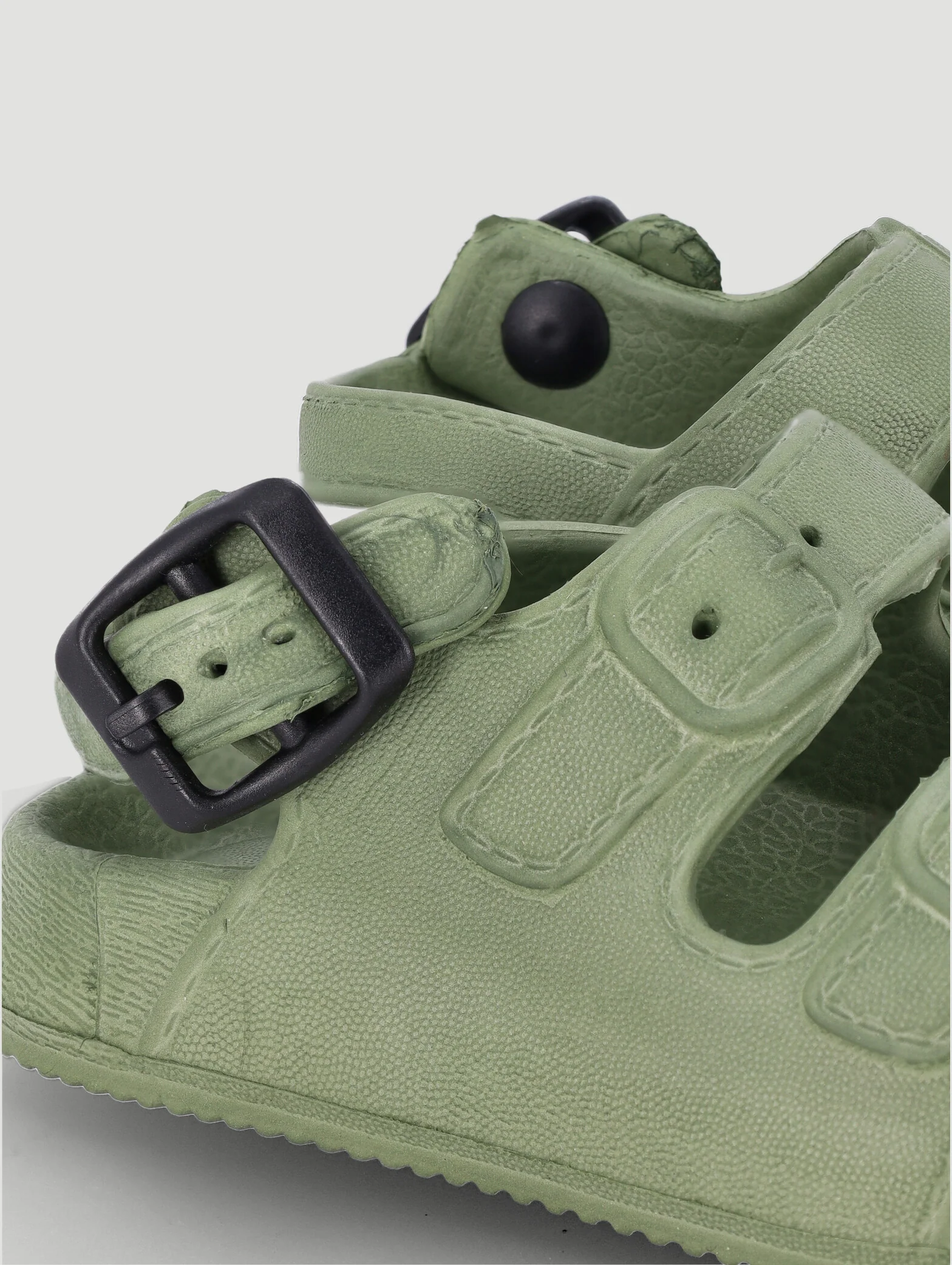 Pre-Boys Moulded Health Sandal - Olive - Image 6