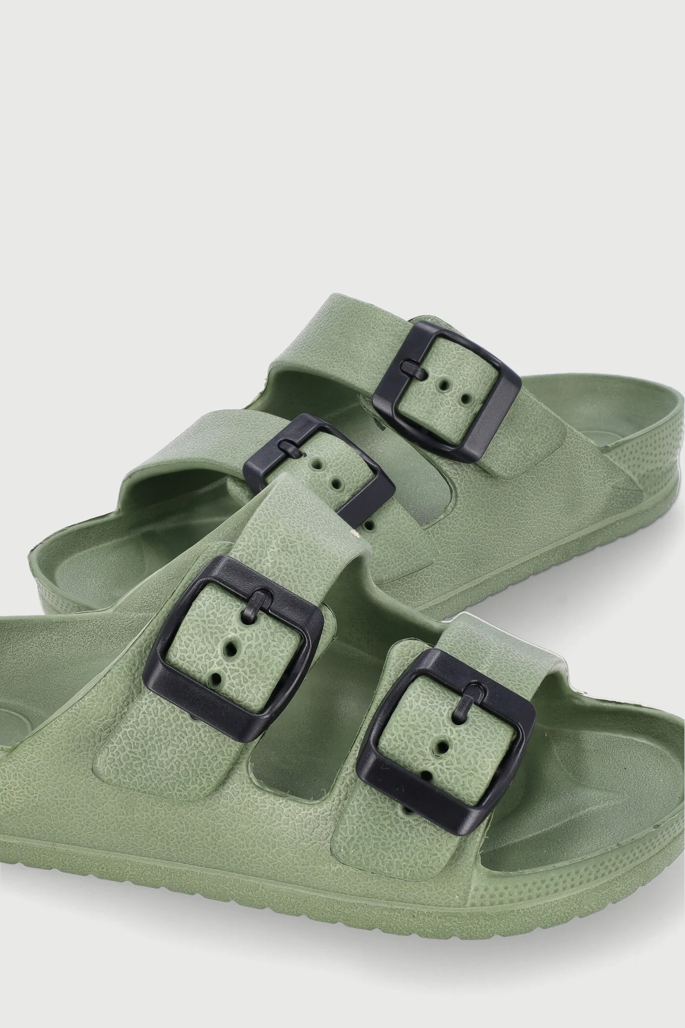 Pre-Boys Moulded Health Sandal - Olive - Image 2