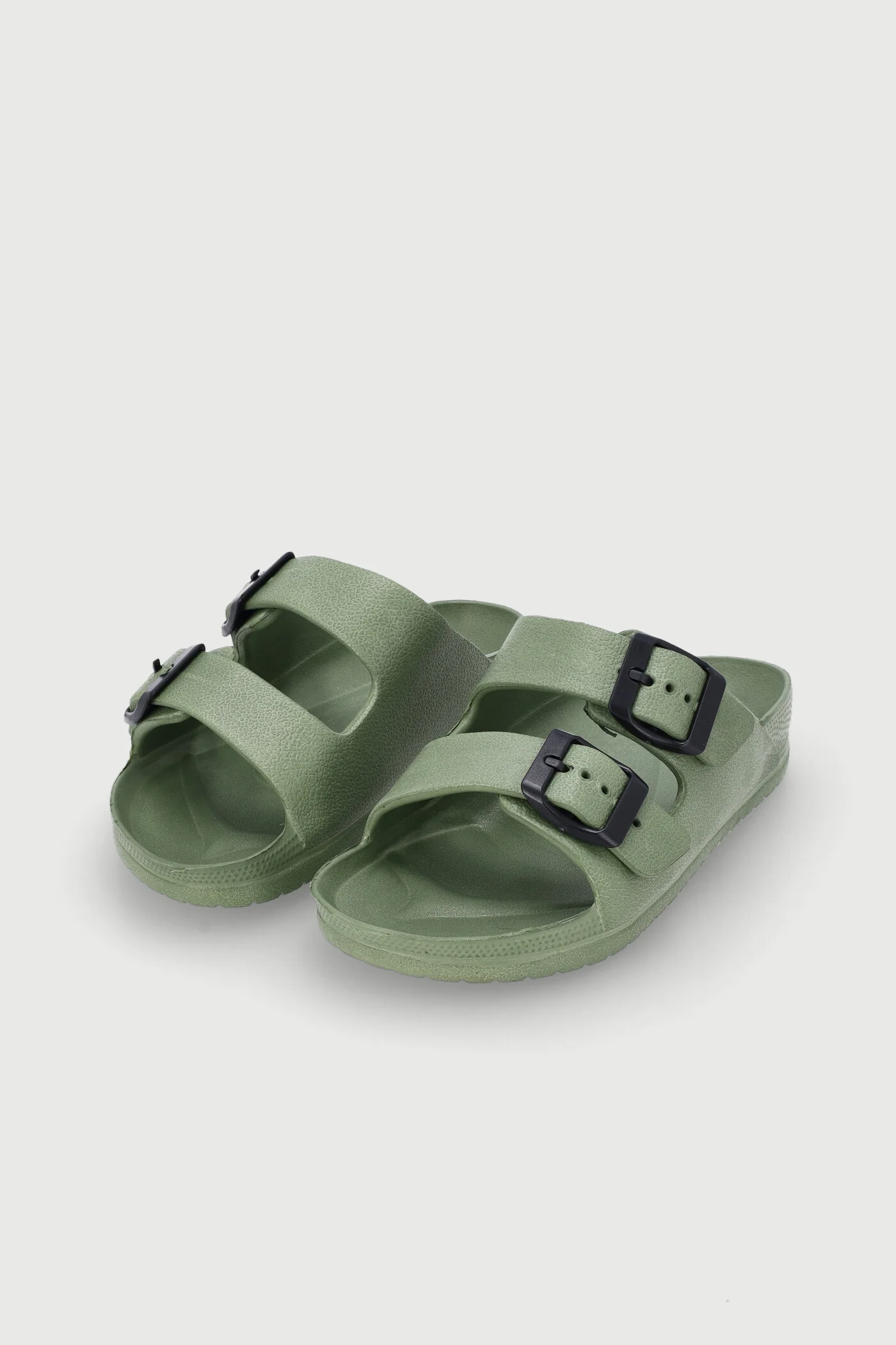 Pre-Boys Moulded Health Sandal - Olive - Image 4