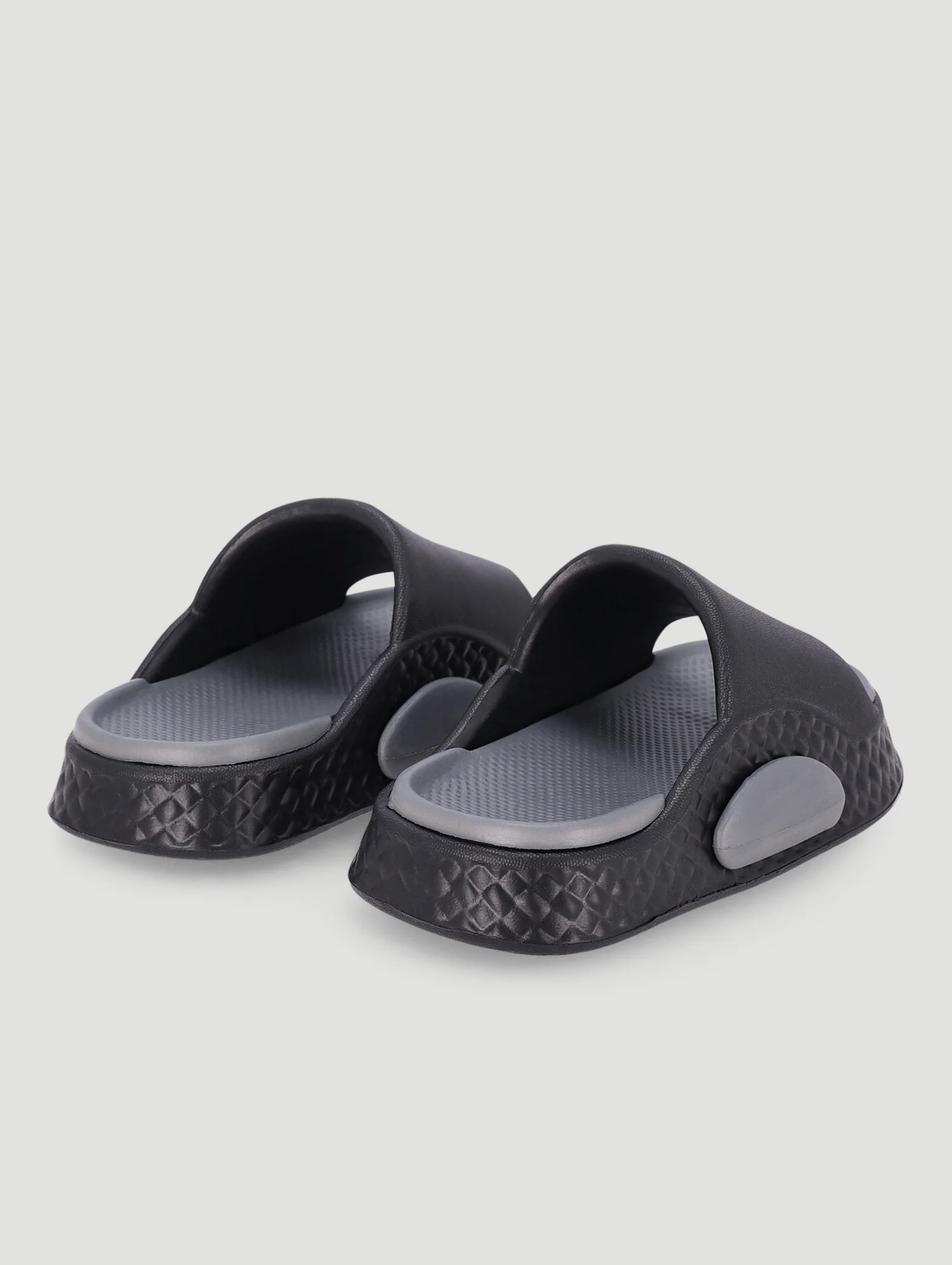 Pre-Boys Moulded Slide - Black/Grey - Image 2