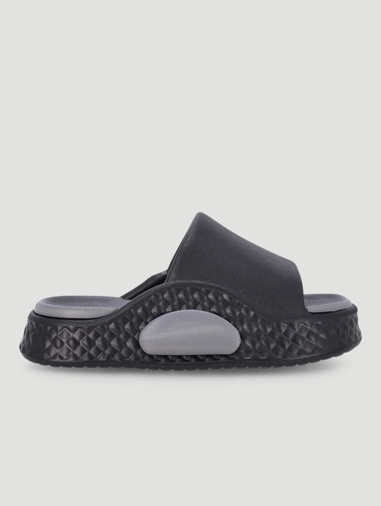 Pre-Boys Moulded Slide - Black/Grey - Image 4
