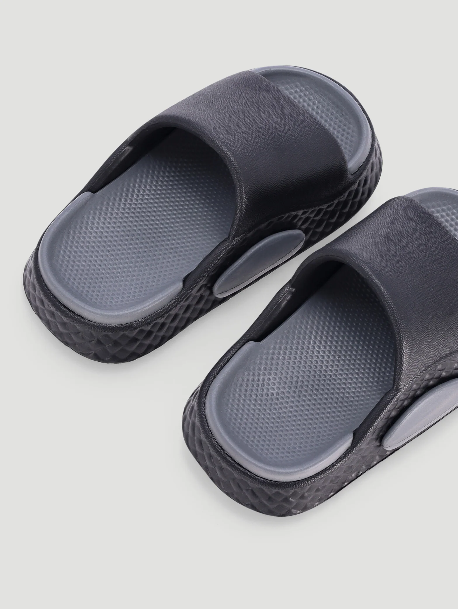 Pre-Boys Moulded Slide - Black/Grey - Image 5