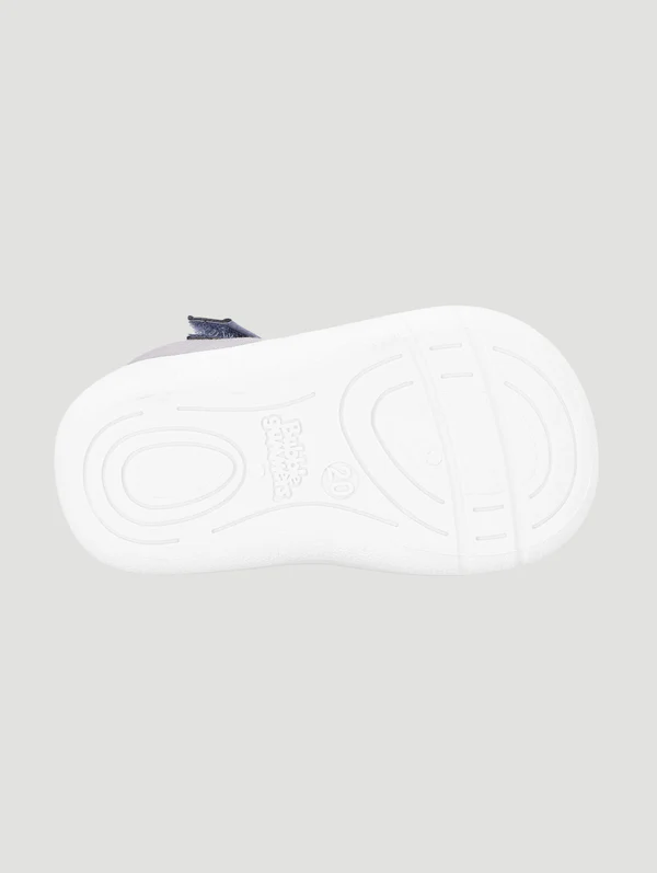 Pre-Boys Multi Strap Sneaker - Grey - Image 5