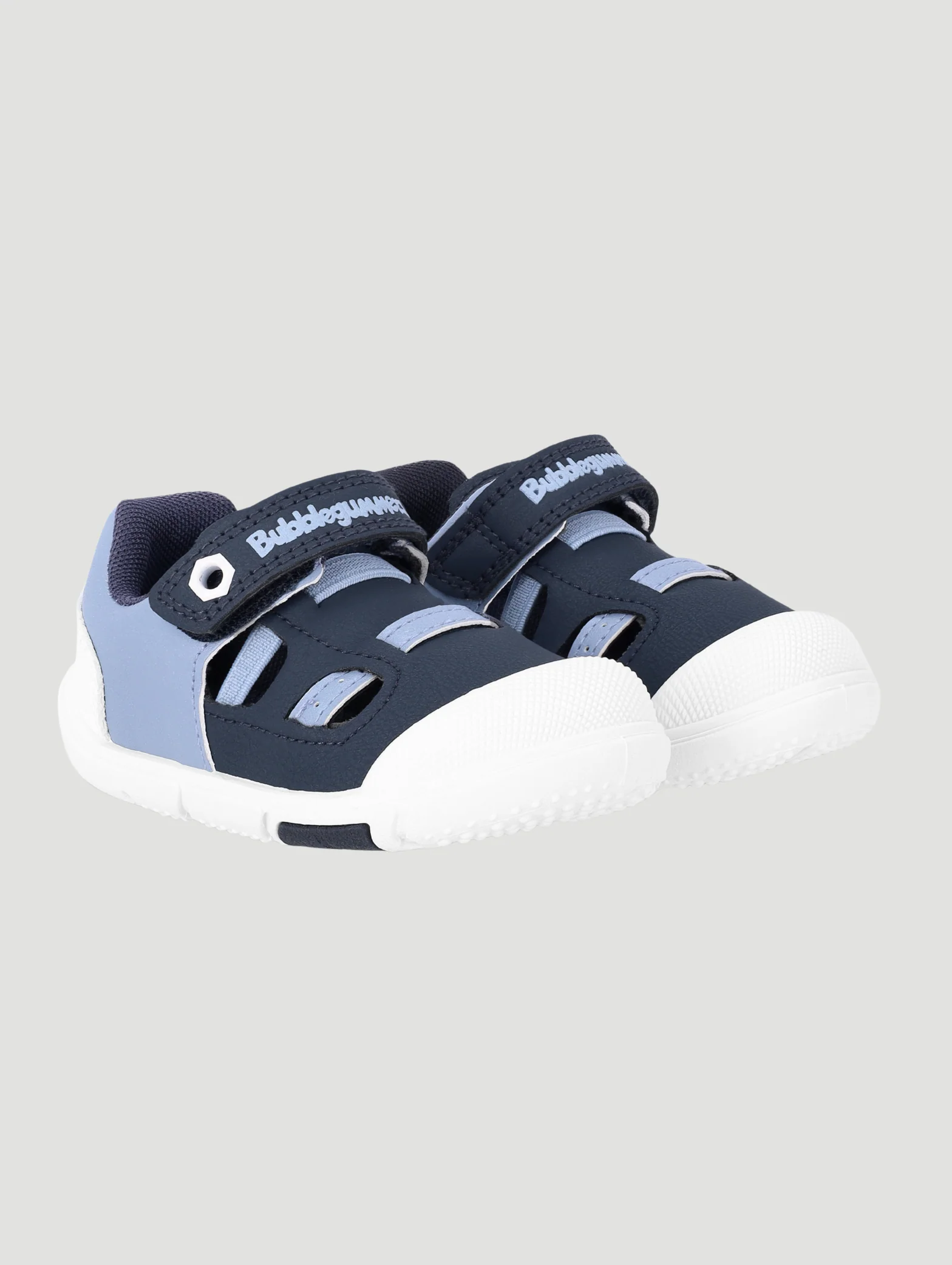 Pre-Boys Multi Strap Sneaker - Navy - Image 3