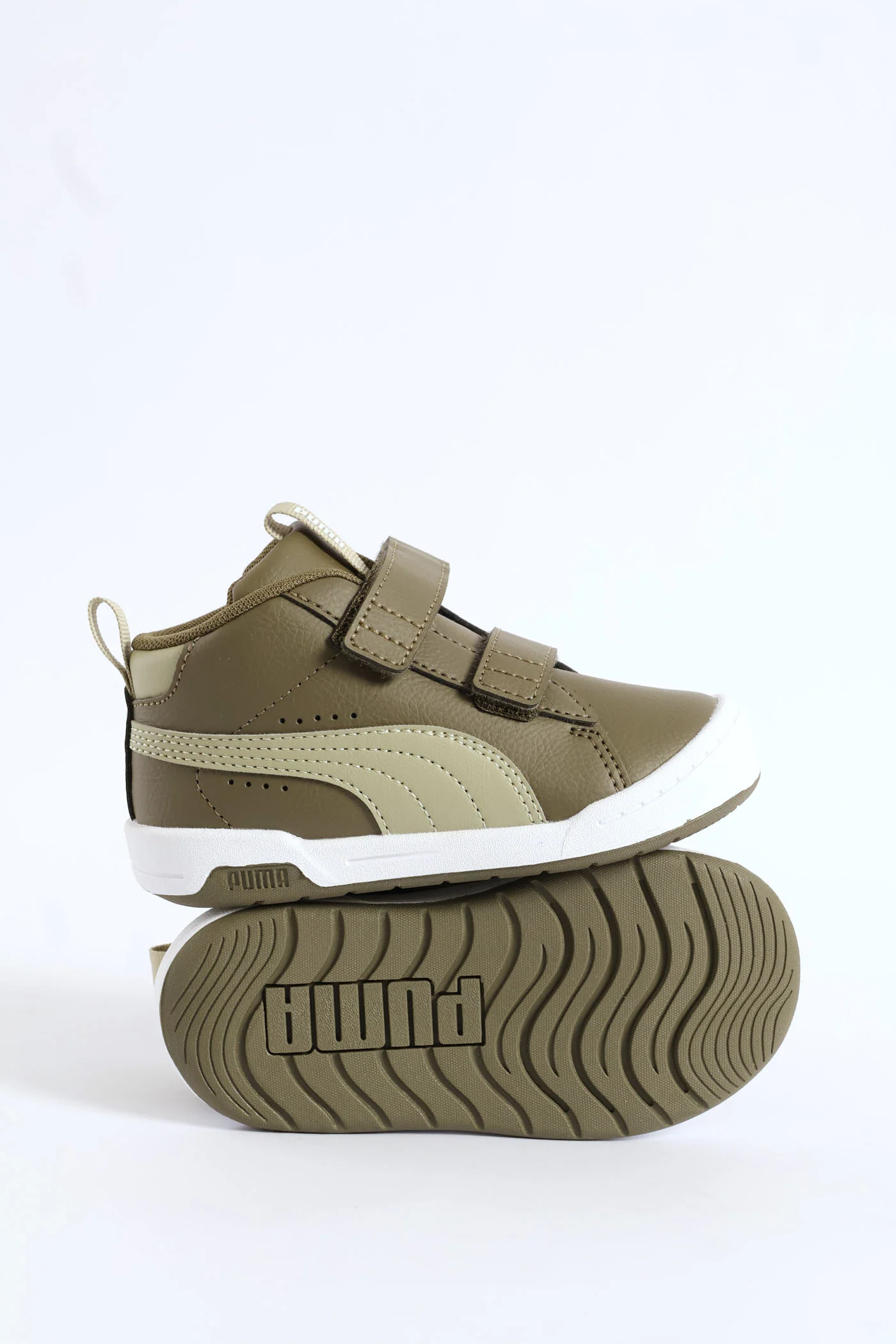 Pre-Boys Multiflex 2 Mid Sl V Sneaker - Olive - Image 3