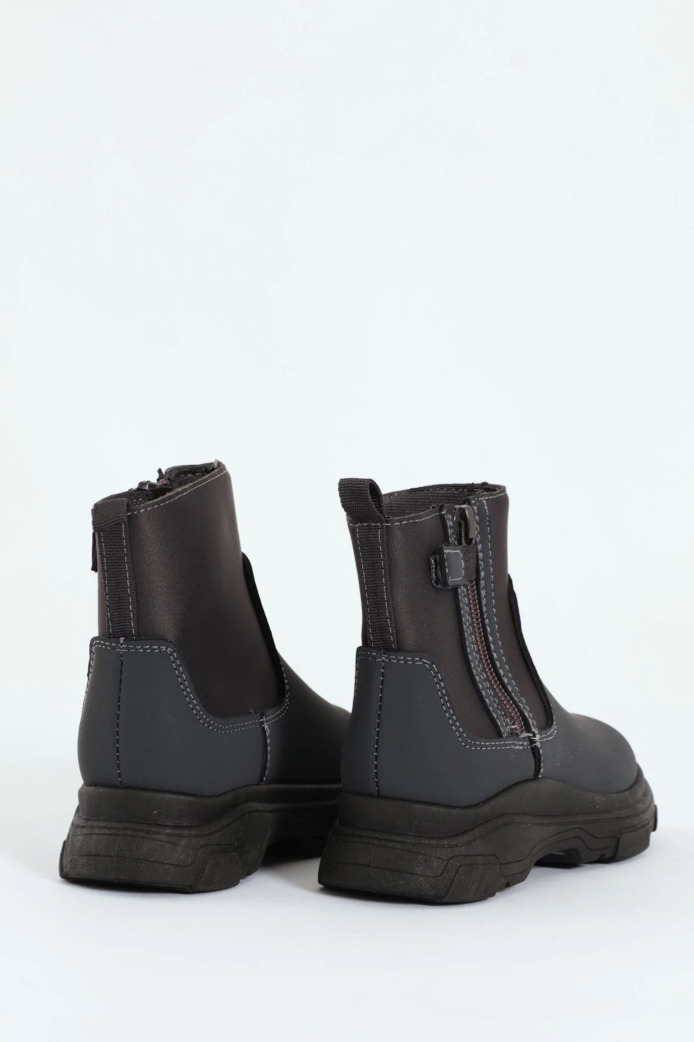 Pre-Boys Neoprene Chelsea Boot - Charcoal - Image 3