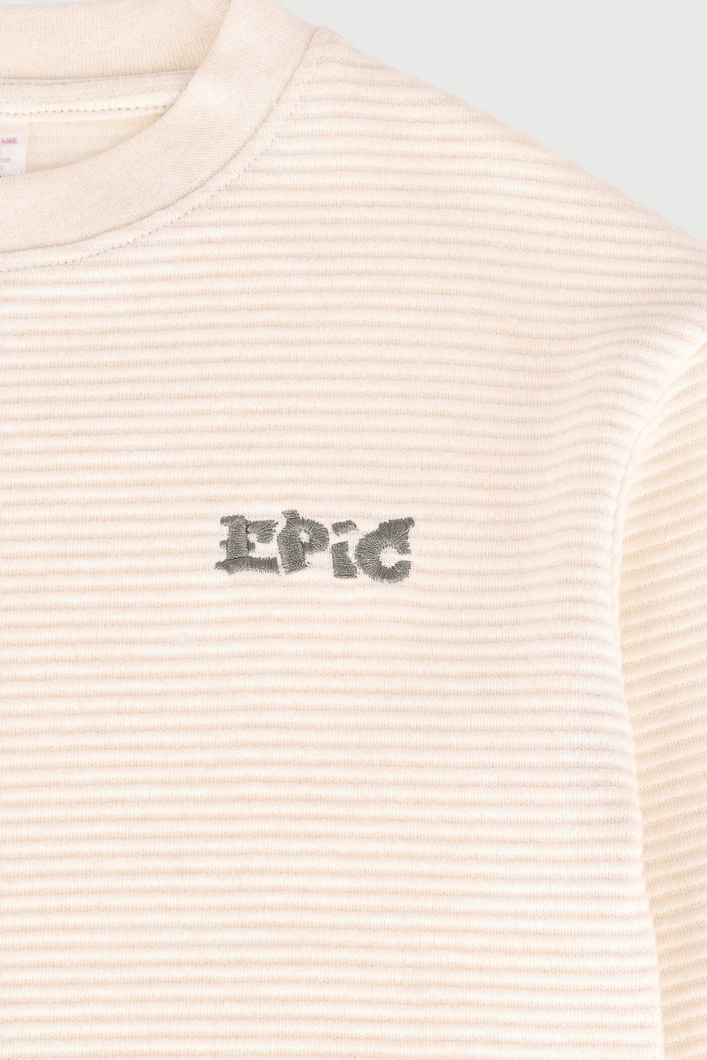 Pre-Boys NY Embellished Textured Crew Sweater - Ecru - Image 4