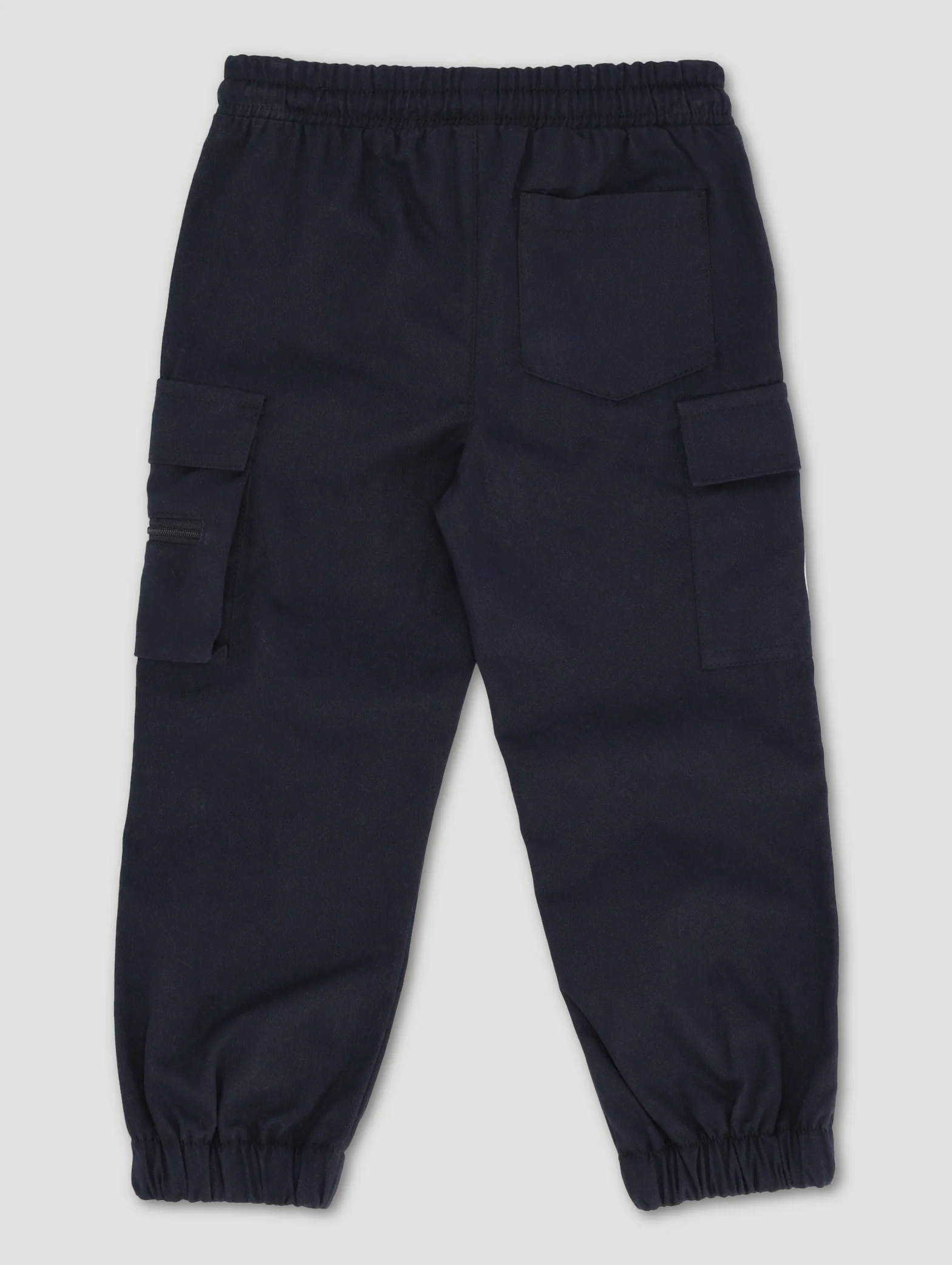 Pre-Boys Peach Twill Jogger - Black - Image 2
