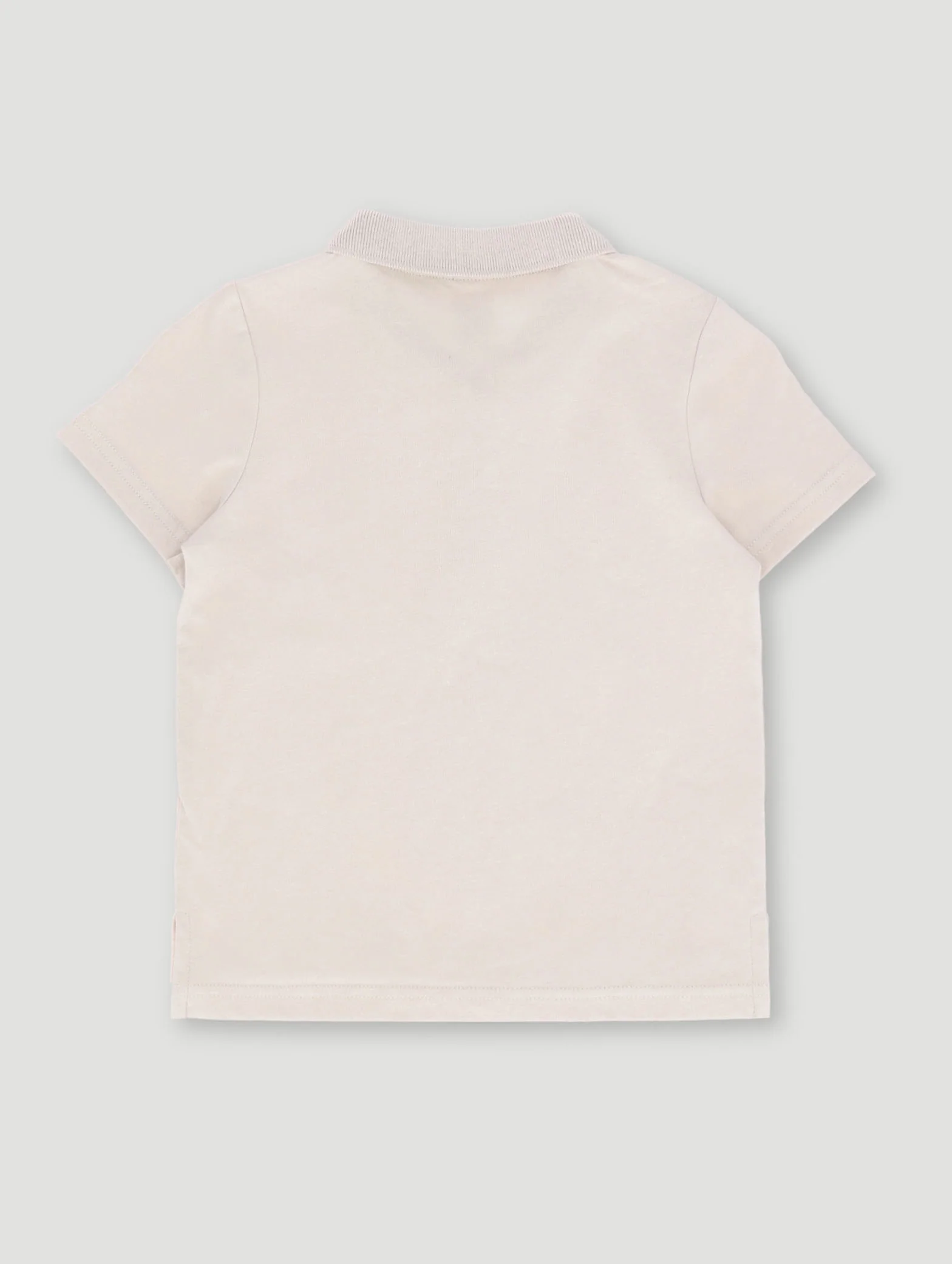 Pre-Boys Plain Golfer - Stone - Image 2