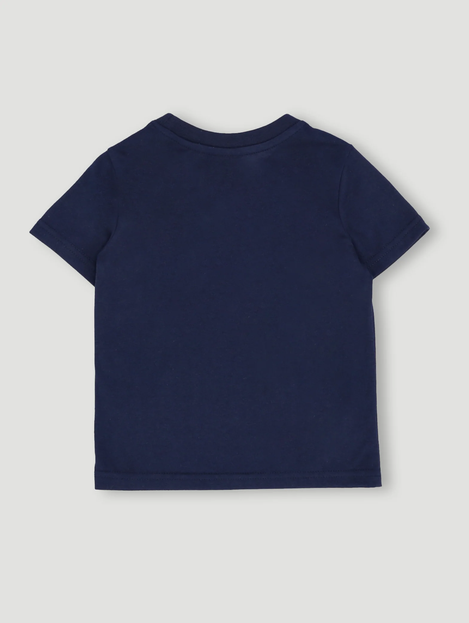 Pre-Boys Plain Polycotton Tee - Navy - Image 2