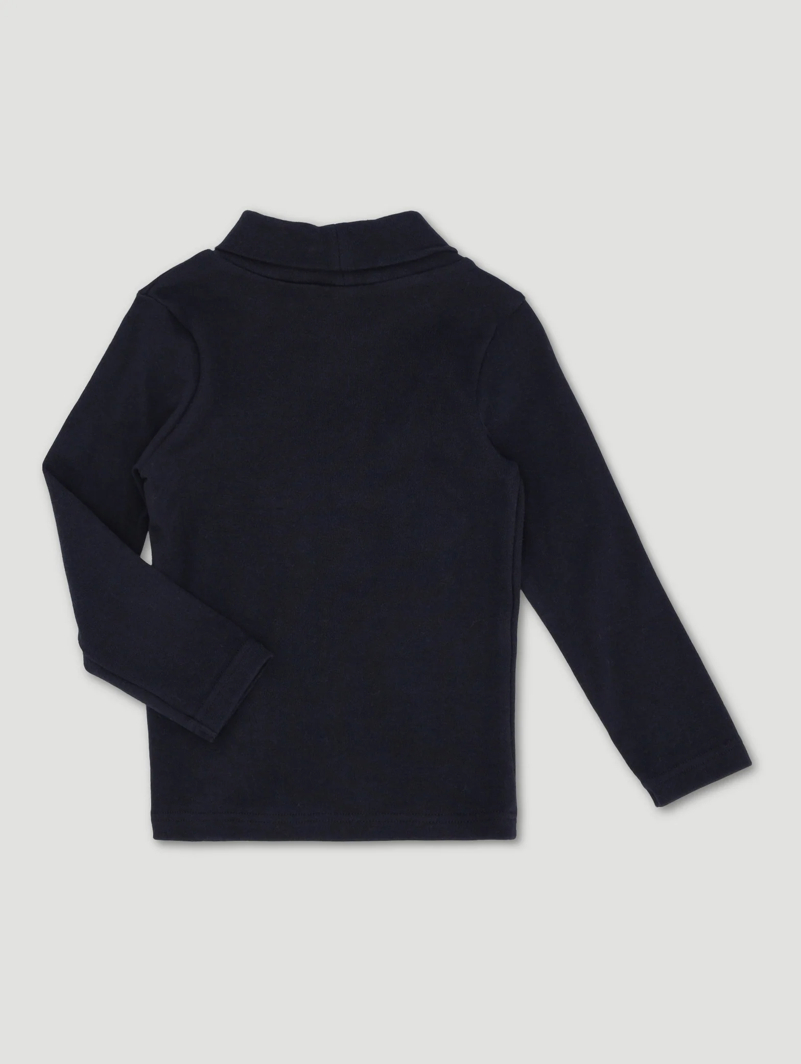 Pre-Boys Poloneck With Badge - Black - Image 2