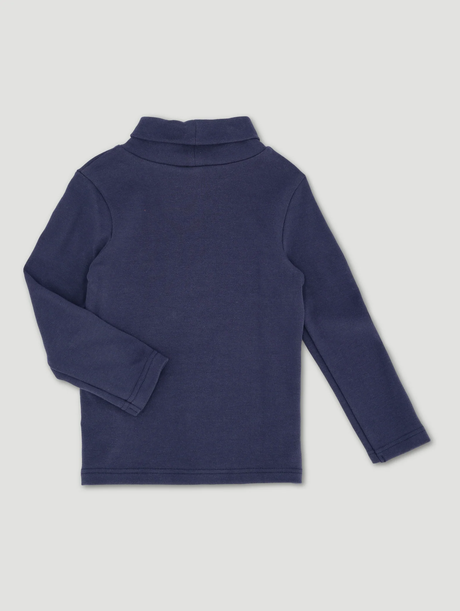 Pre-Boys Poloneck With Badge - Navy - Image 2