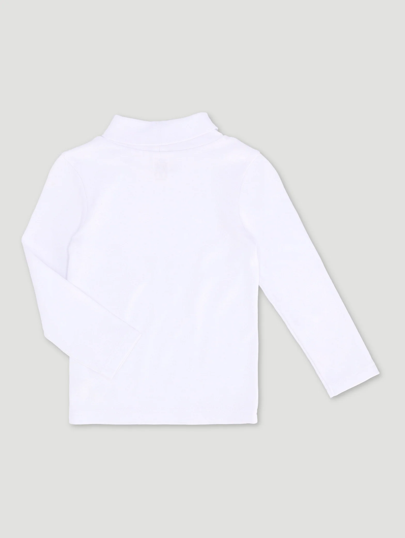 Pre-Boys Poloneck With Badge - White - Image 2