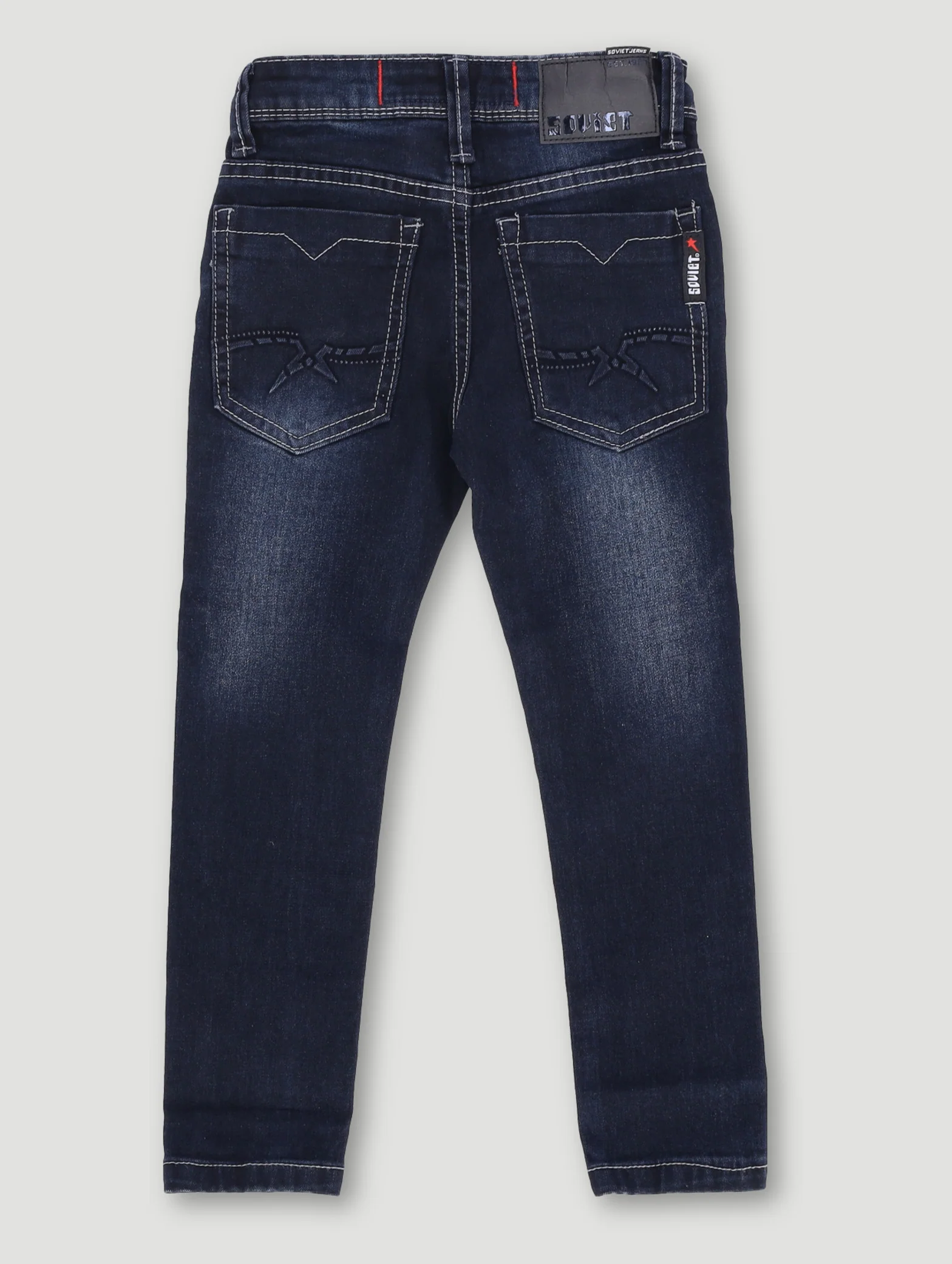 Pre-Boys Prato Skinny Denim - Blue/Black - Image 2