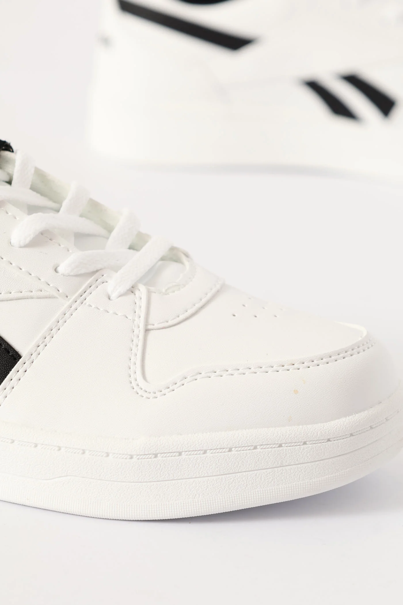 Boys Prime 2.0 & Snug Sneaker - White/Black - Image 5