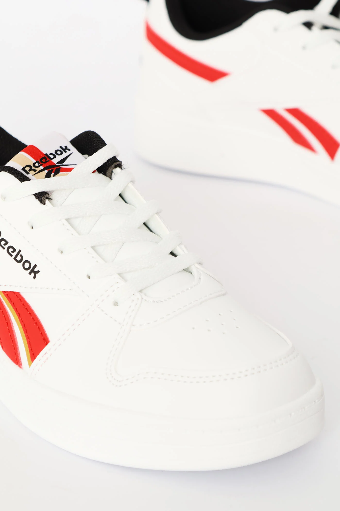Boys Prime 2.0 & Snug Sneaker - White/Red - Image 2