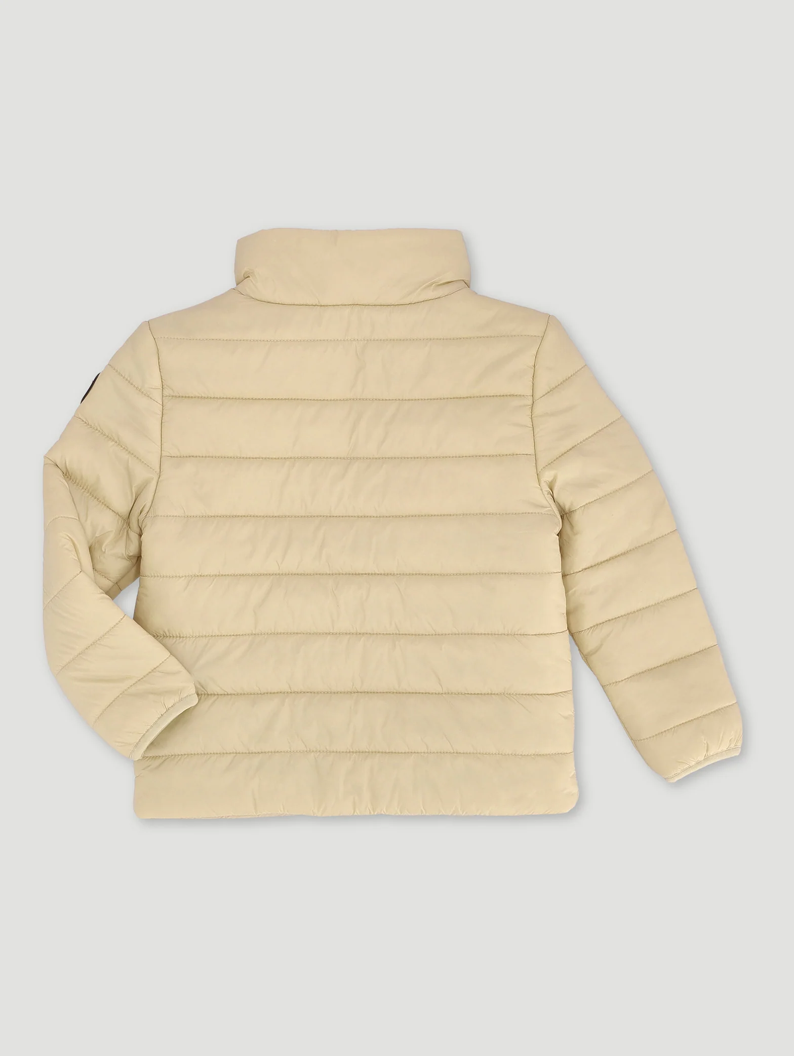 Pre-Boys Puffer Funnel Jacket - Stone - Image 2