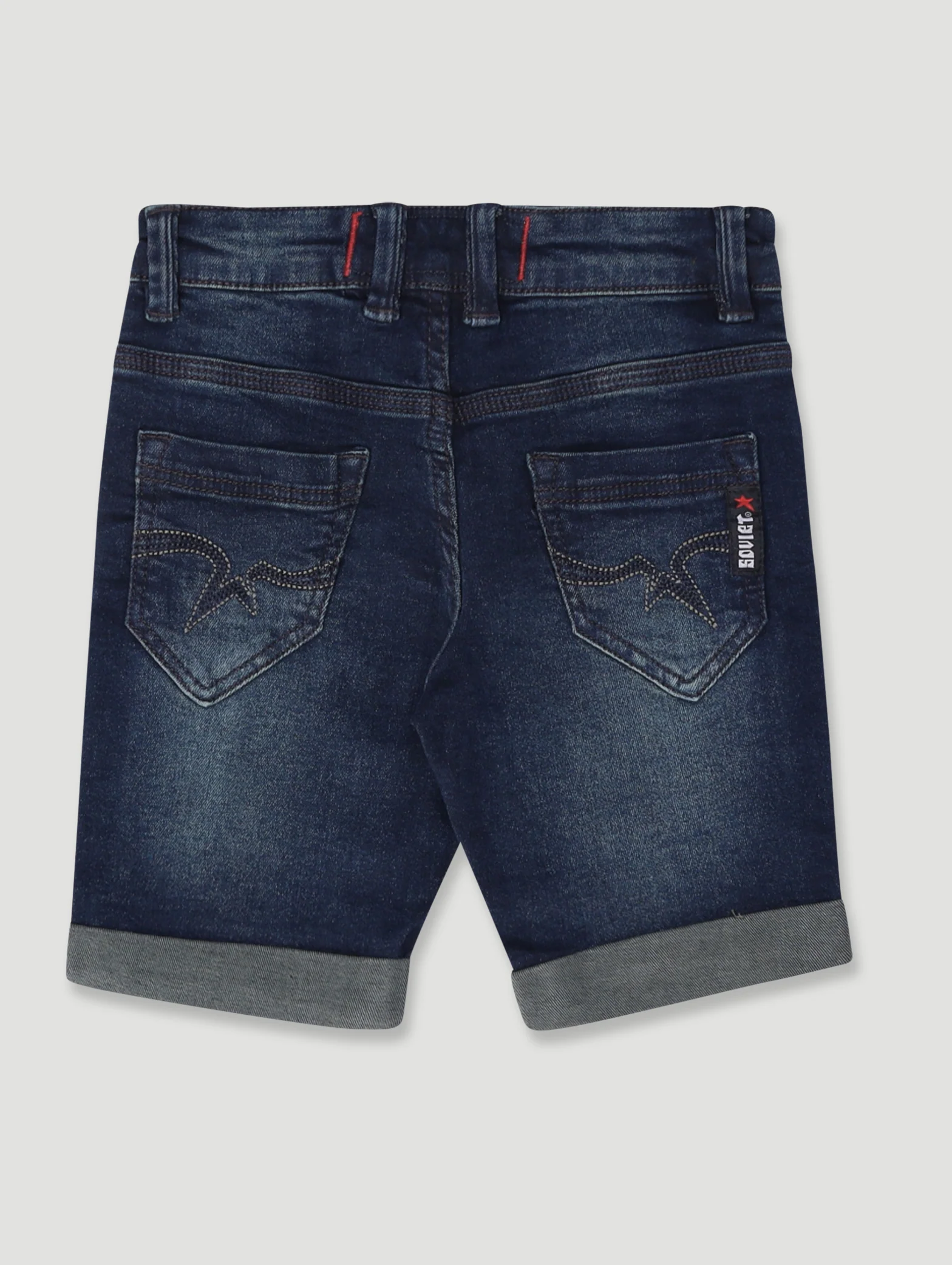 Pre-Boys Radiate Denim Short - Blue/Black - Image 2