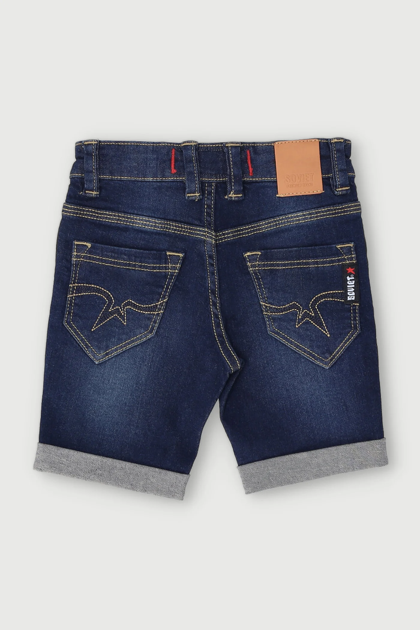 Pre-Boys Radiate Denim Short - Dark Indigo - Image 2