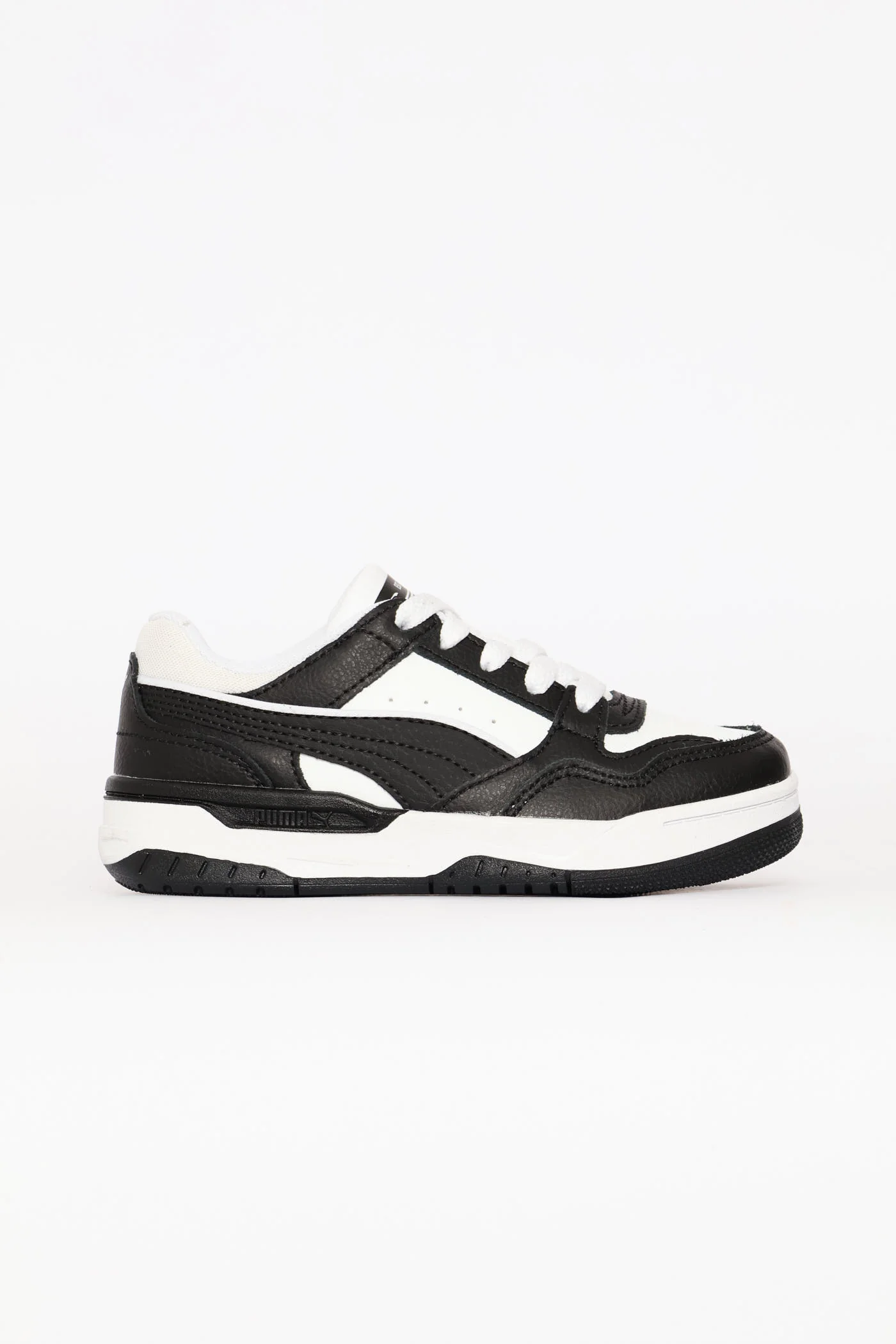 Pre-Boys Rebound Retro Ps Sneaker - Black/White - Image 2