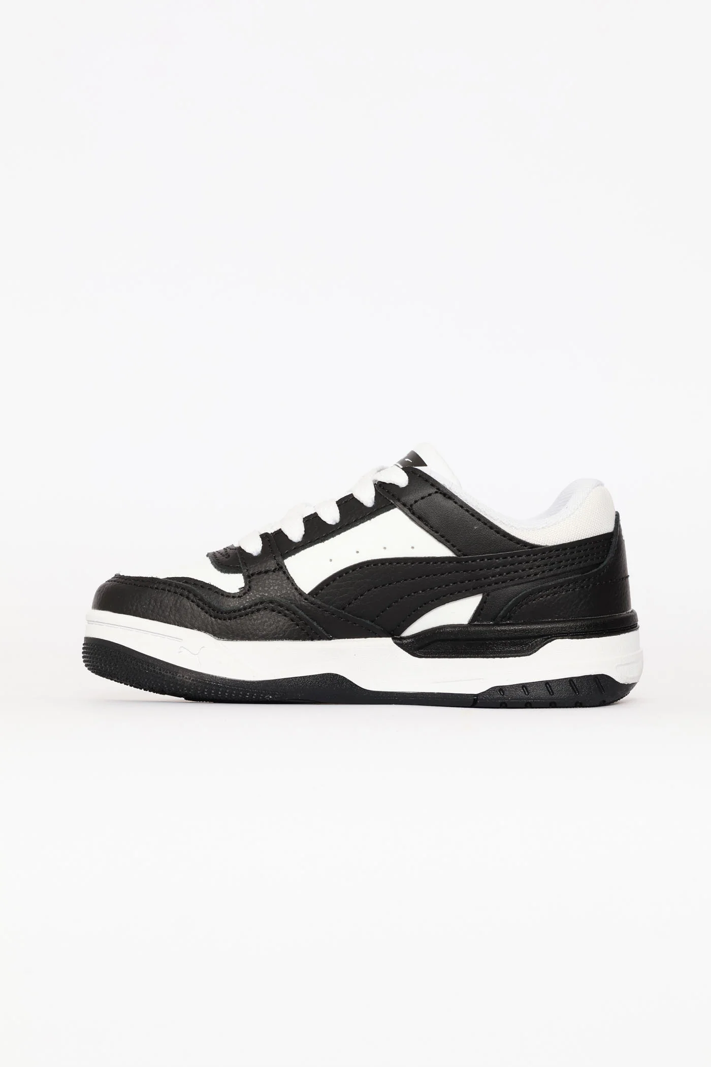 Pre-Boys Rebound Retro Ps Sneaker - Black/White - Image 4