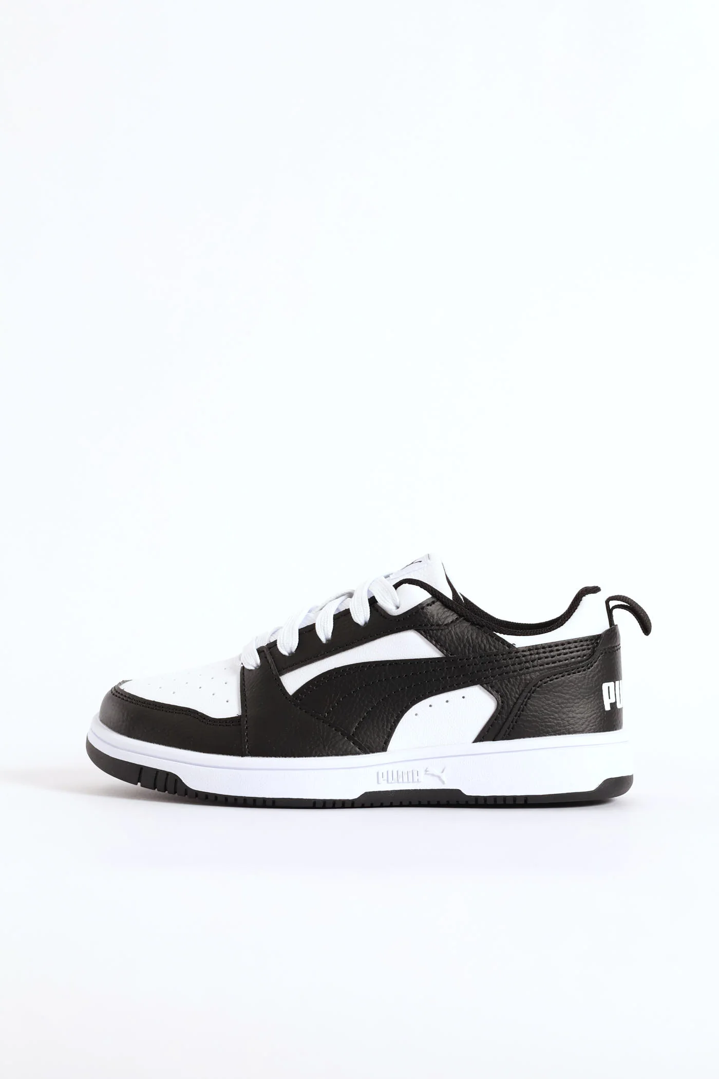 Pre-Boys Rebound V6 Lo Sneaker - Black/White - Image 4