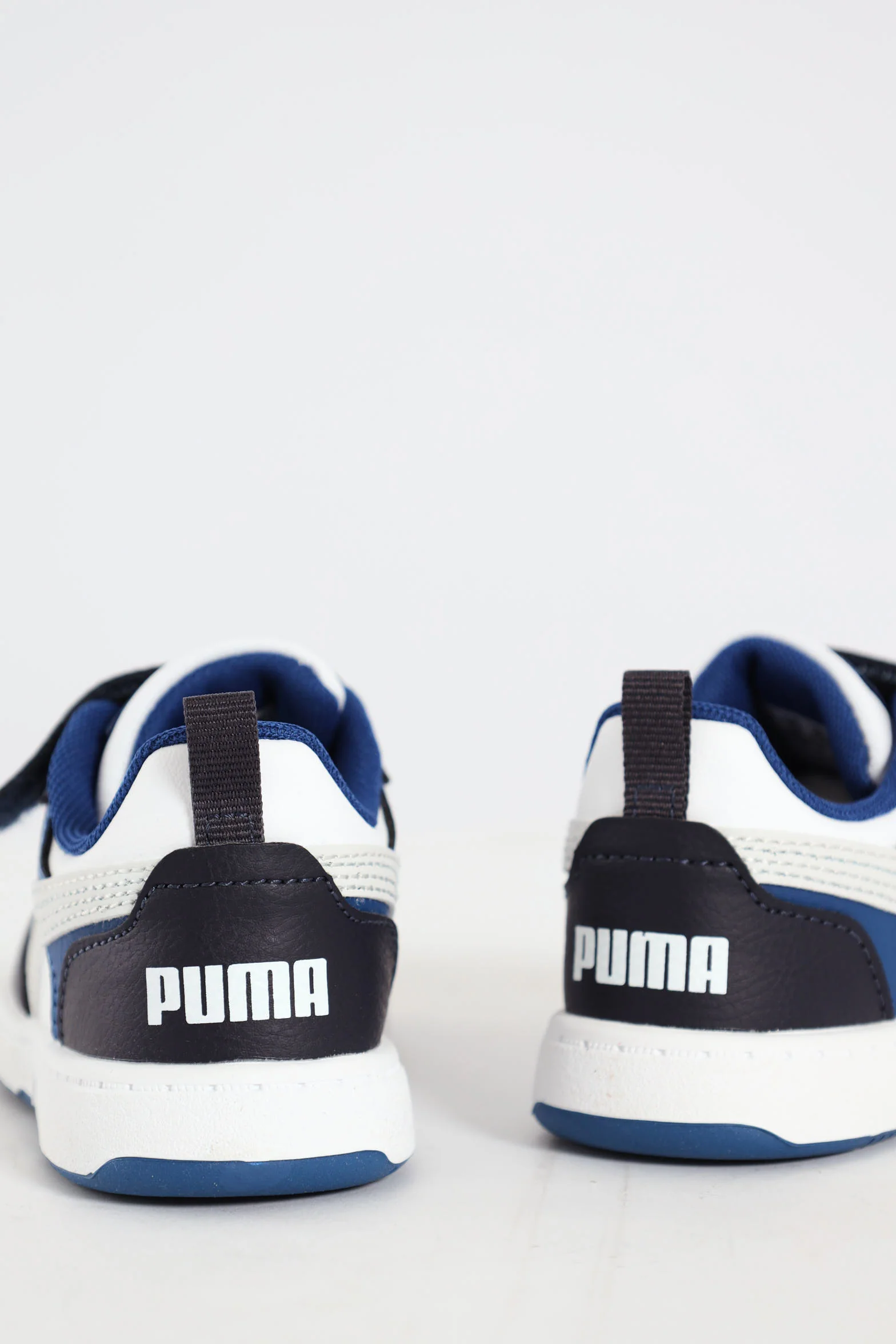 Pre-Boys Rebound V6 Lo Sneaker - White/Black - Image 7