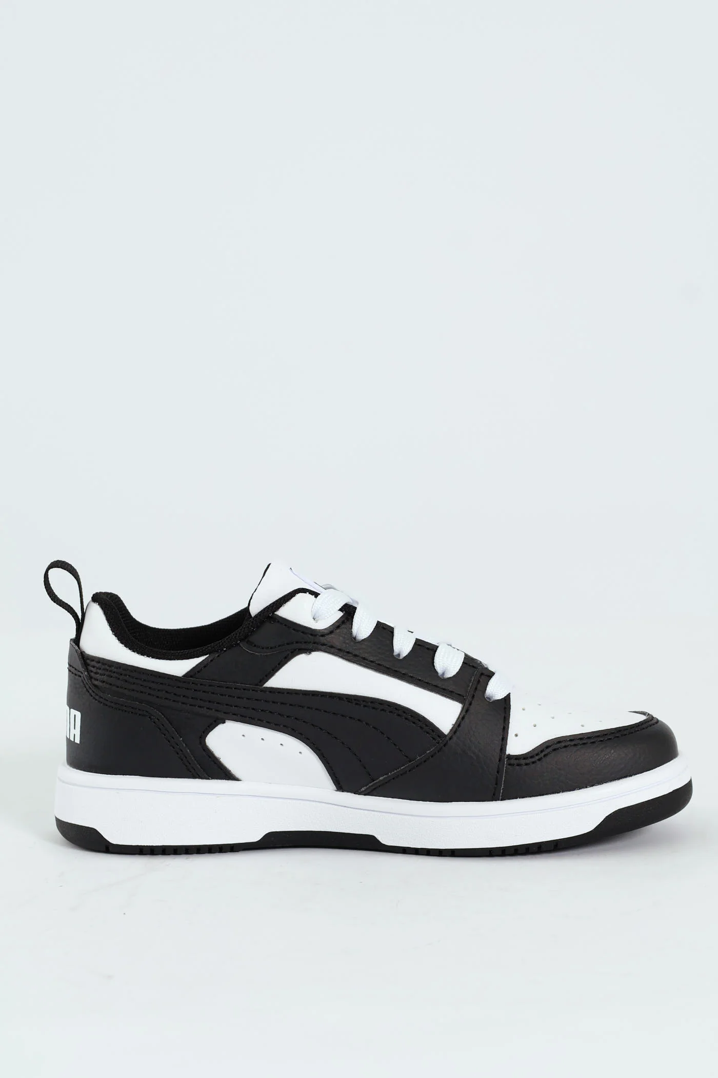 Pre-Boys Rebound V6 Low Sneaker - White/Black - Image 4