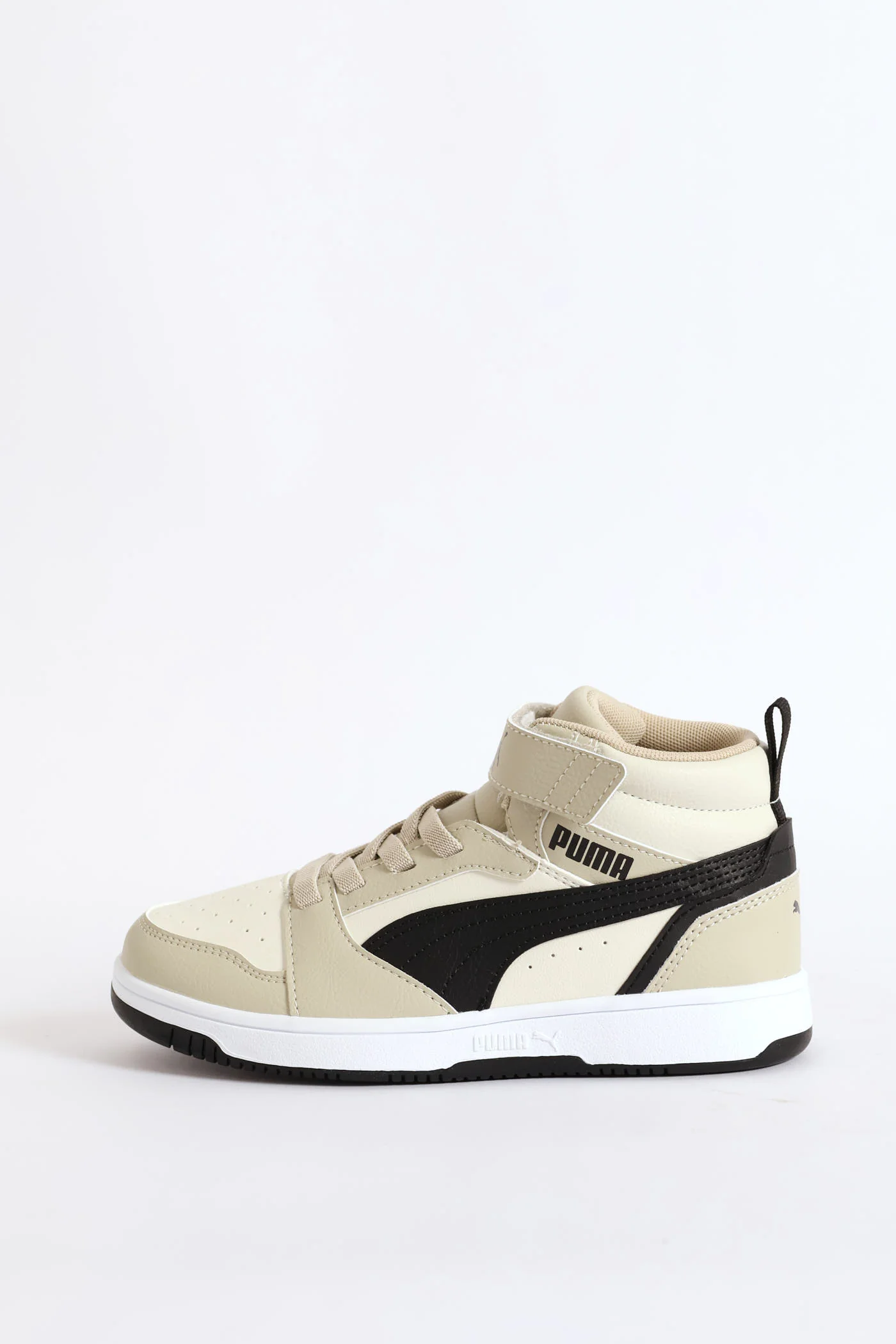 Pre-Boys Rebound V6 Mid Ac+ Sneaker - Black/Beige - Image 3
