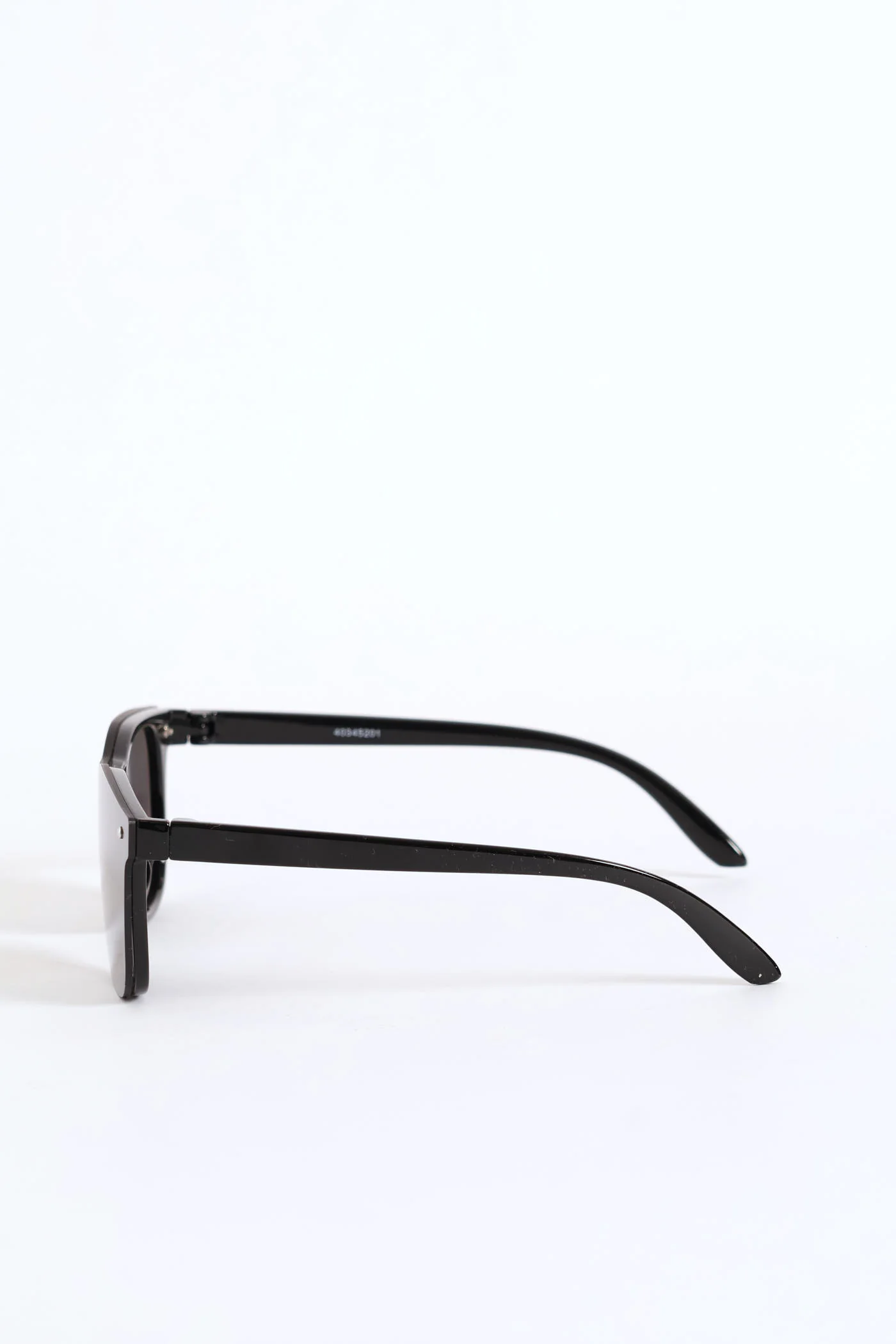 Pre-Boys Rimless Round Mirrored Wayfarer Sunnies - Silver - Image 3