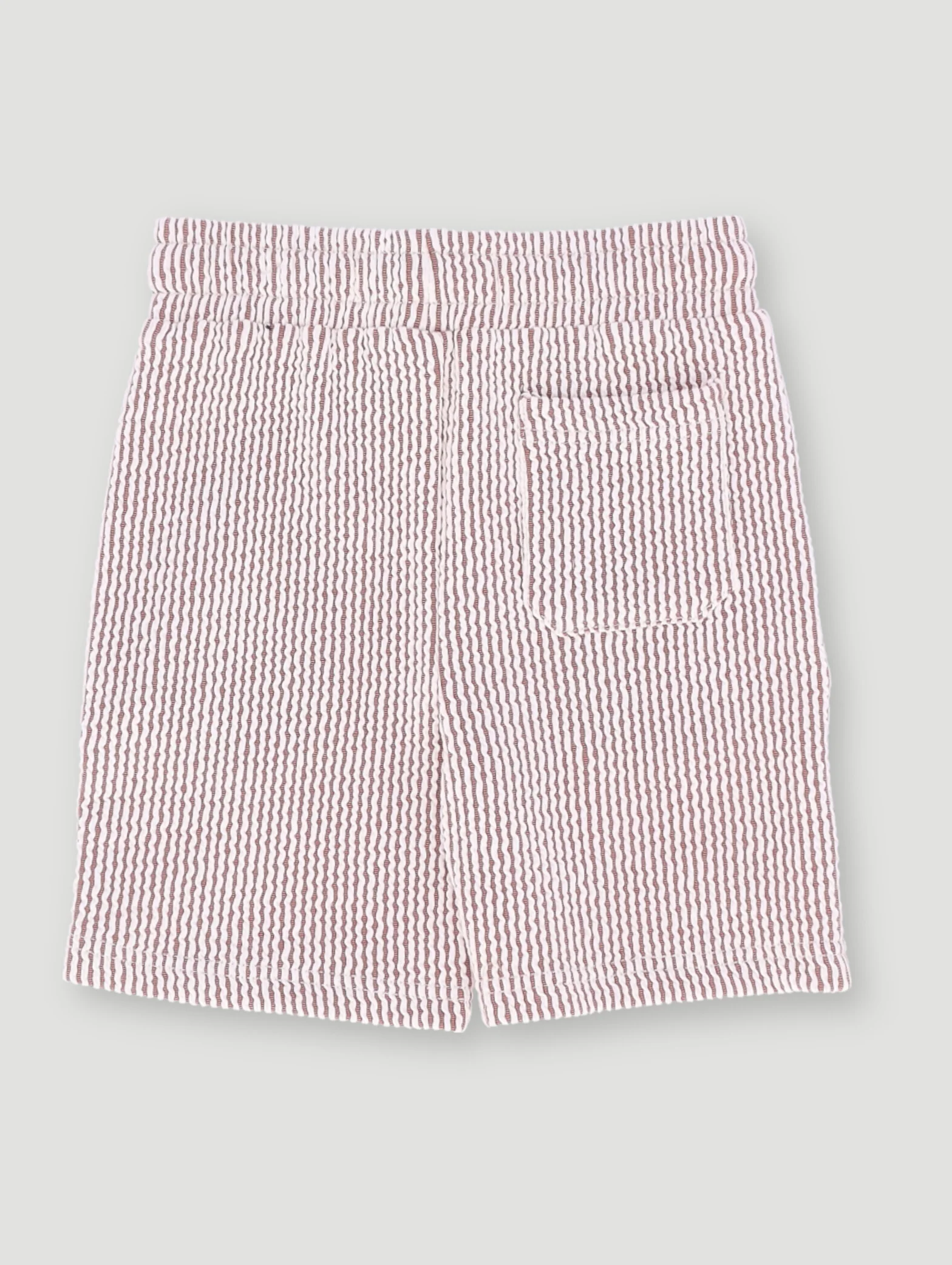 Pre- Boys Seersucker Textured Shorts - Rust - Image 2