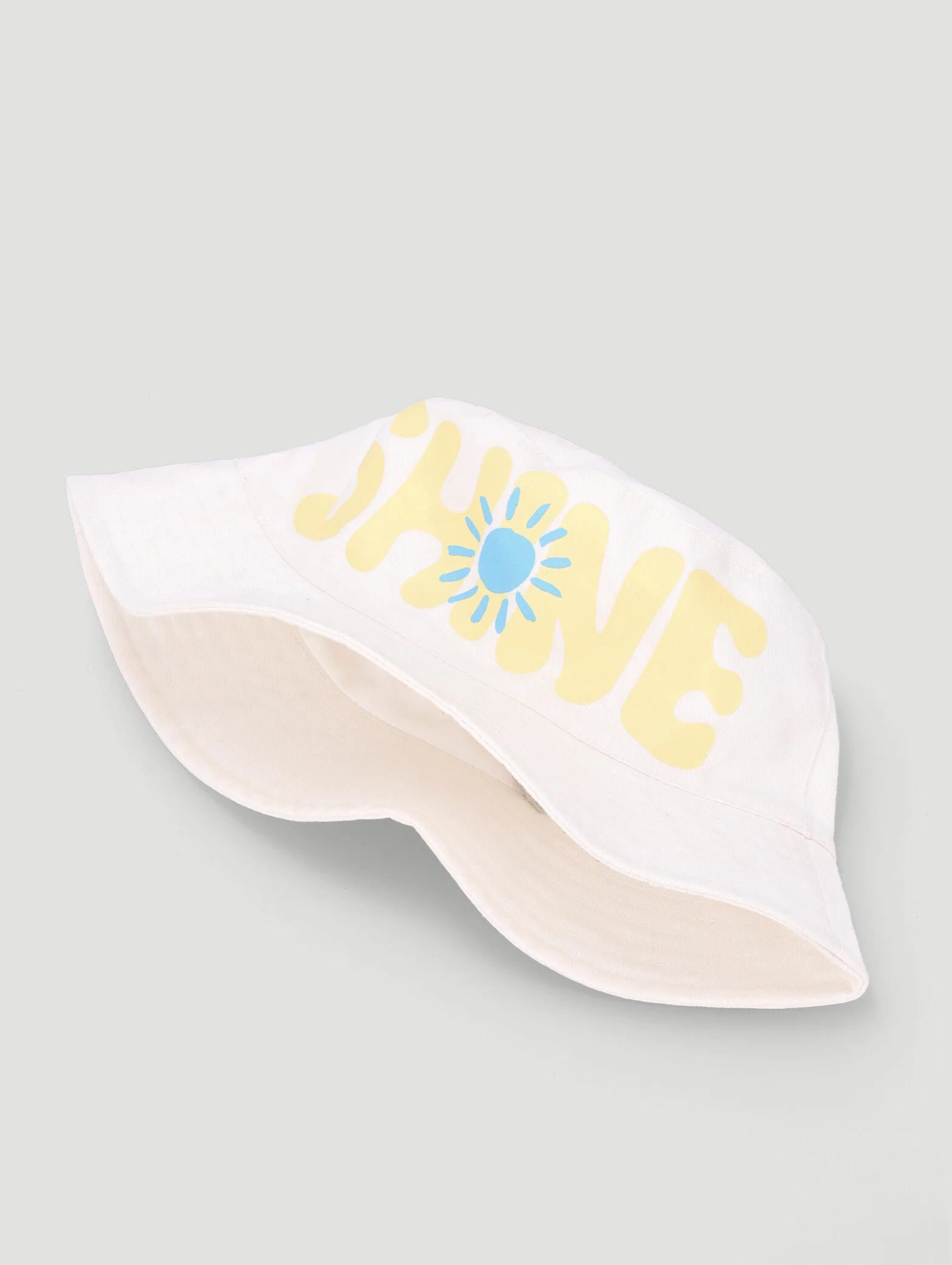 Pre-Boys Shine Bucket Hat - Beige/Cream - Image 3