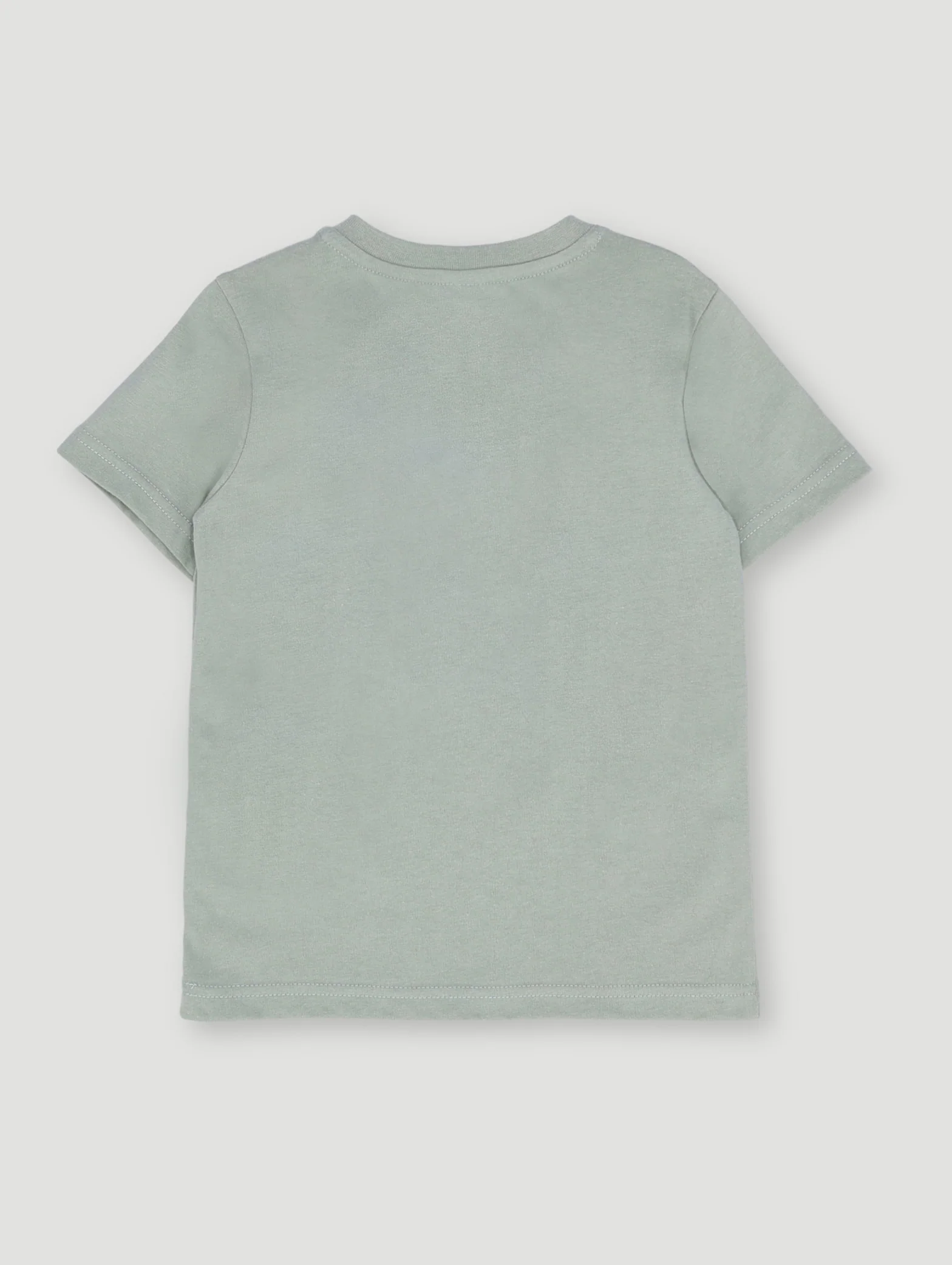 Pre- Boys Short Sleeve Basketball Hoop Tee - Green - Image 2