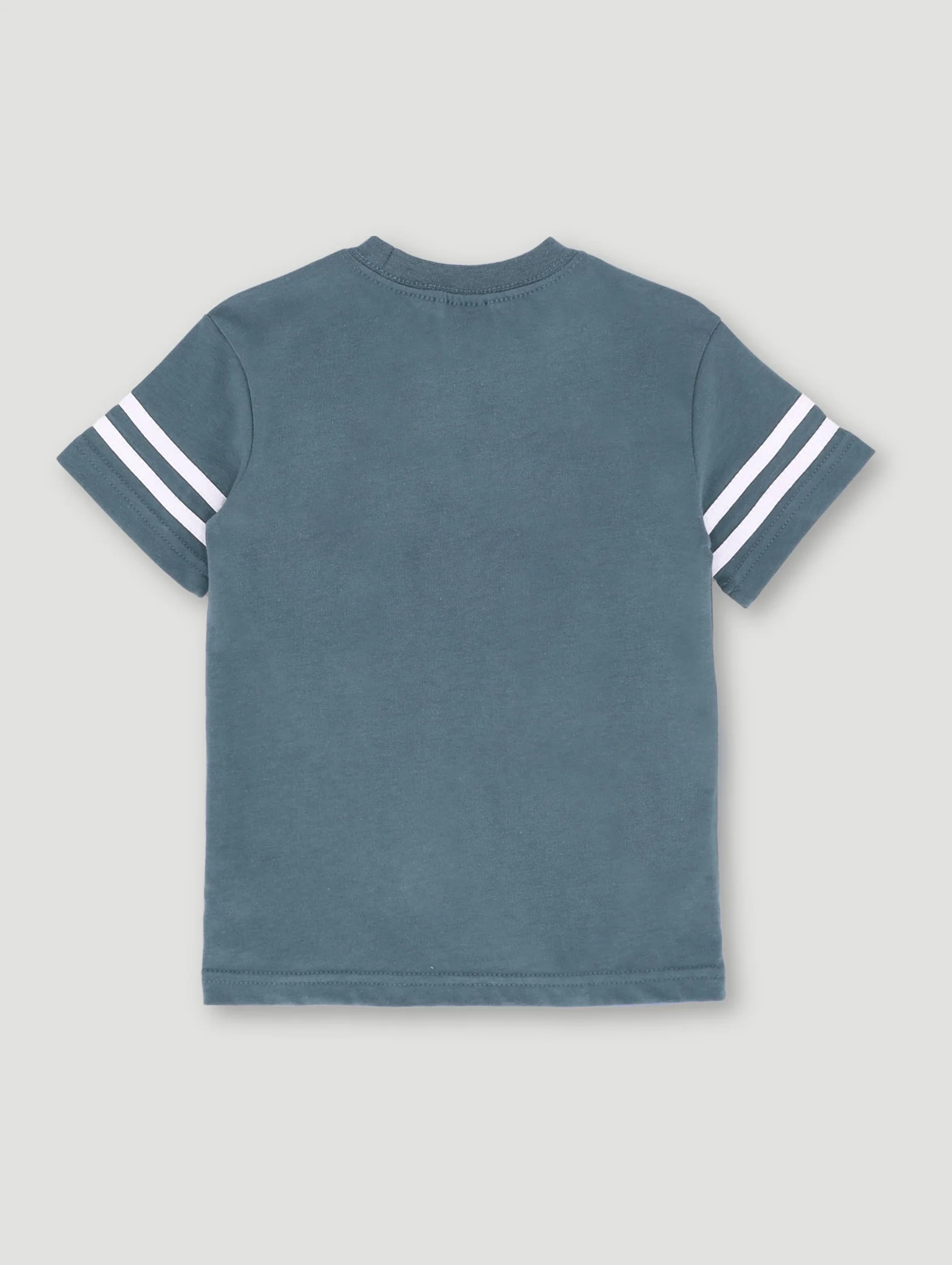 Pre- Boys Short Sleeve College Football Tee - Dark Blue - Image 2