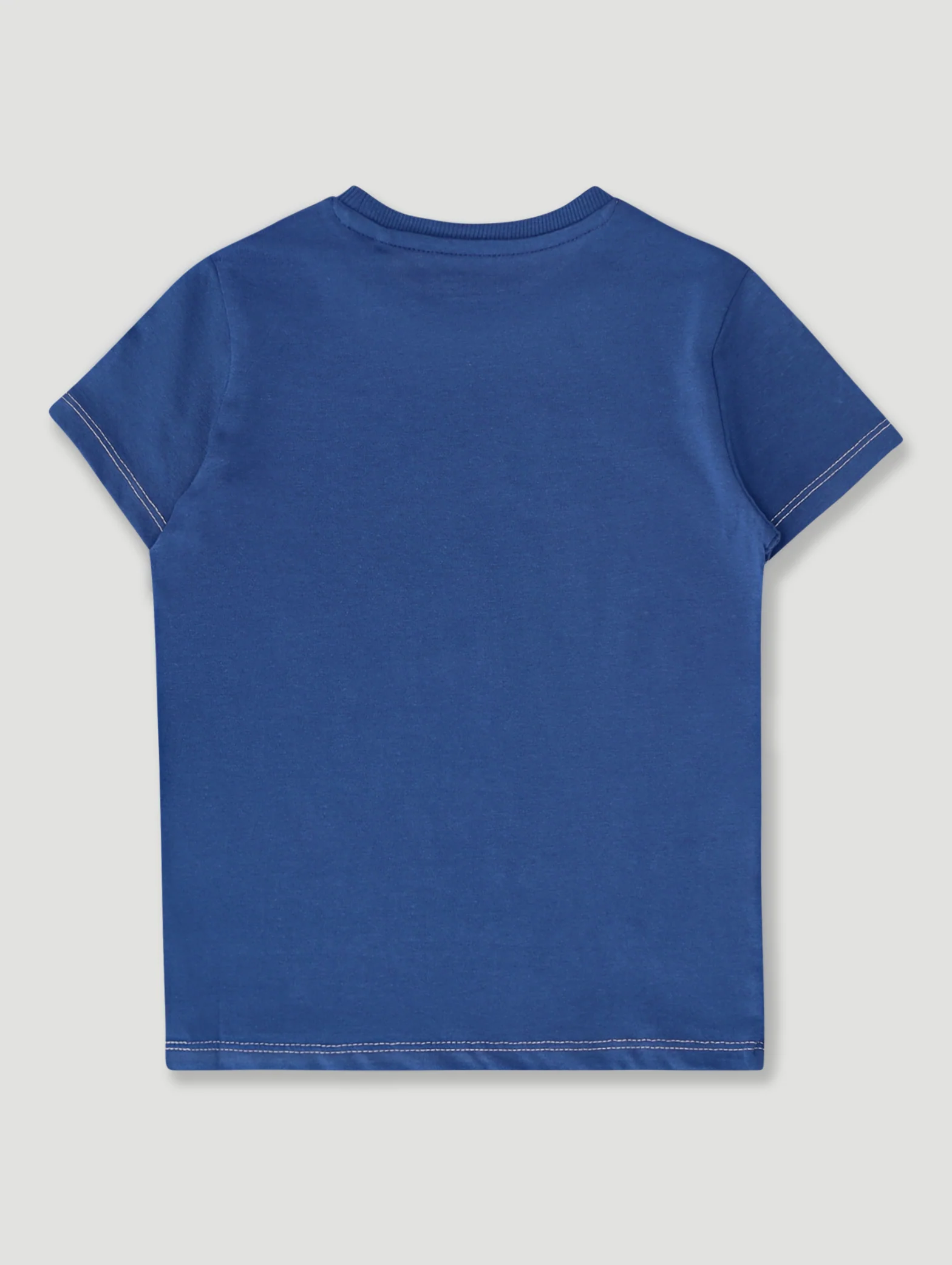 Pre-Boys Short Sleeve Logo Tee - Cobalt - Image 2