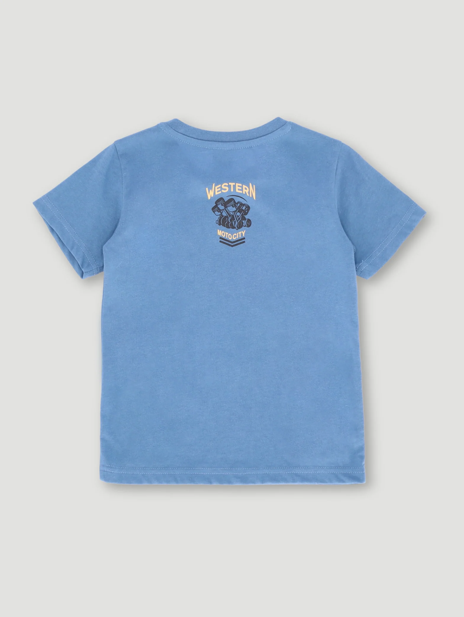 Pre- Boys Short Sleeve Muscle Car Tee - Mid Blue - Image 2