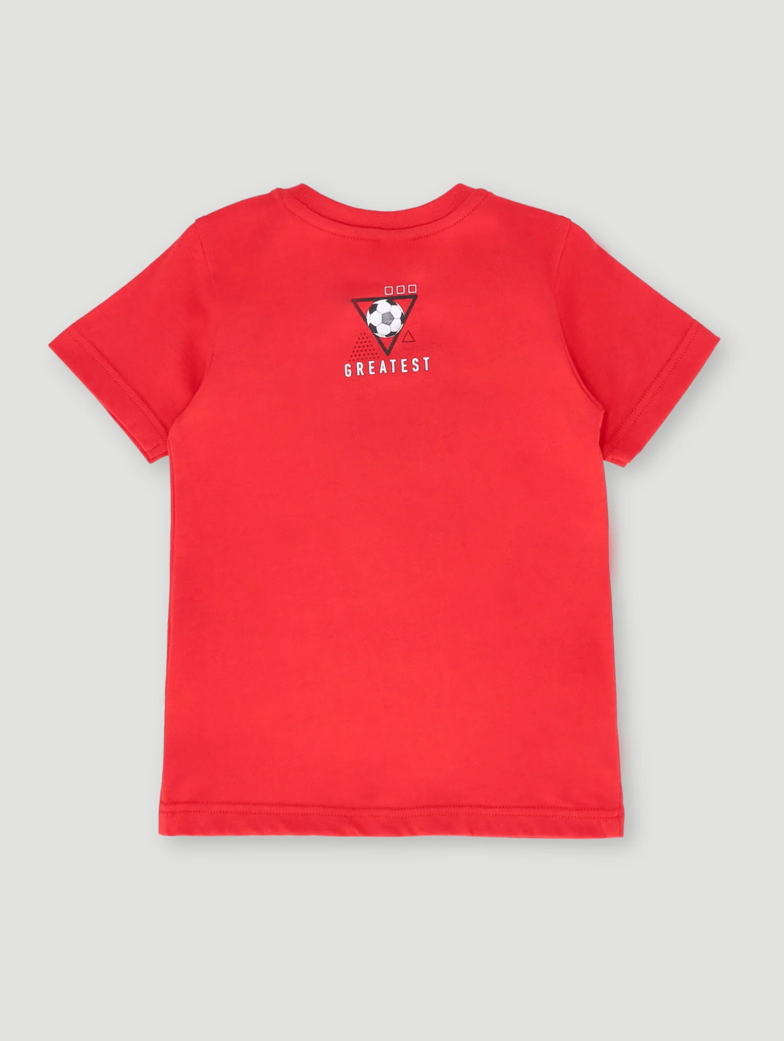 Pre- Boys Short Sleeve Soccer 10 Tee - Red - Image 2