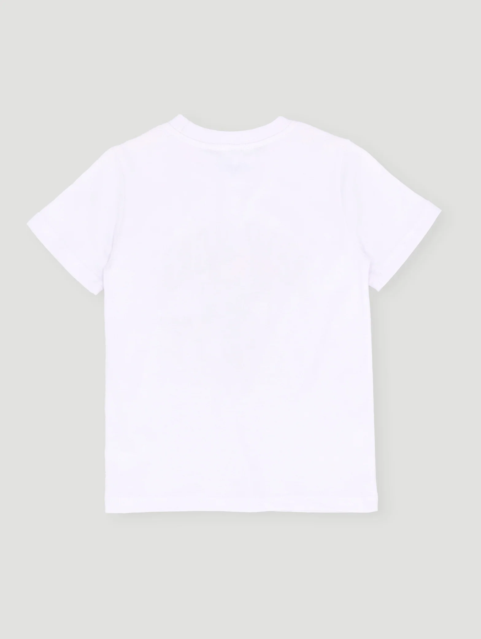 Pre- Boys Short Sleeve Teddy Tee - White - Image 2