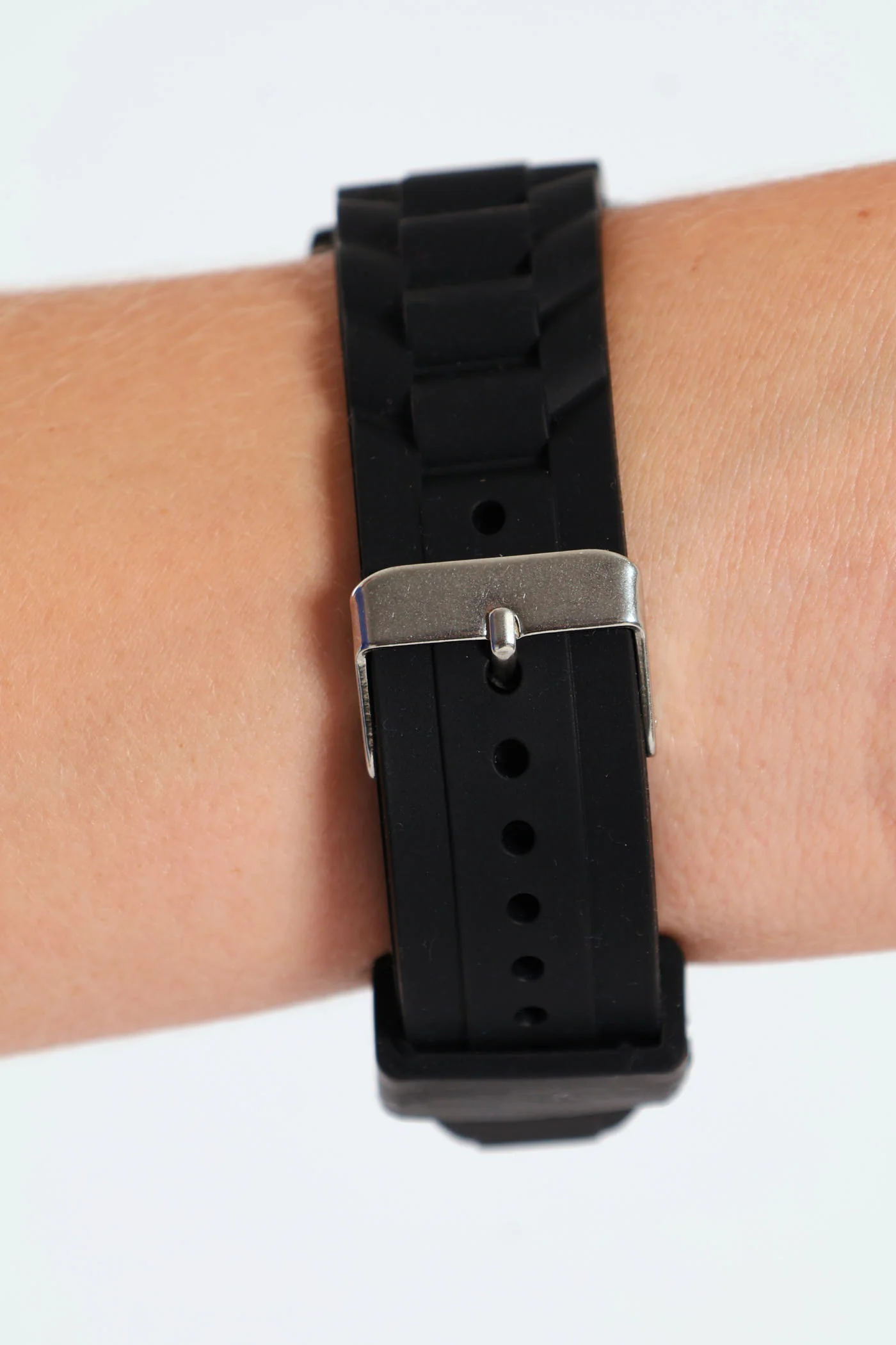 Pre-Boys Soccer Silicone Analogue Watch - Black - Image 2