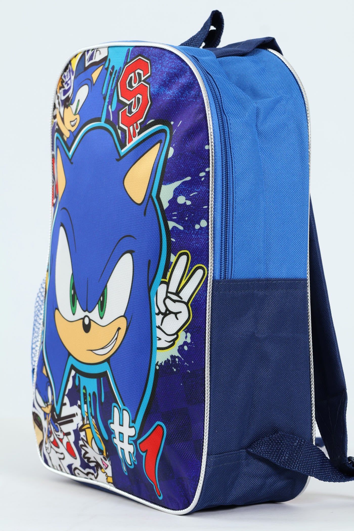 Pre-Boys Sonic Double Sided Backpack - Blue - Image 3