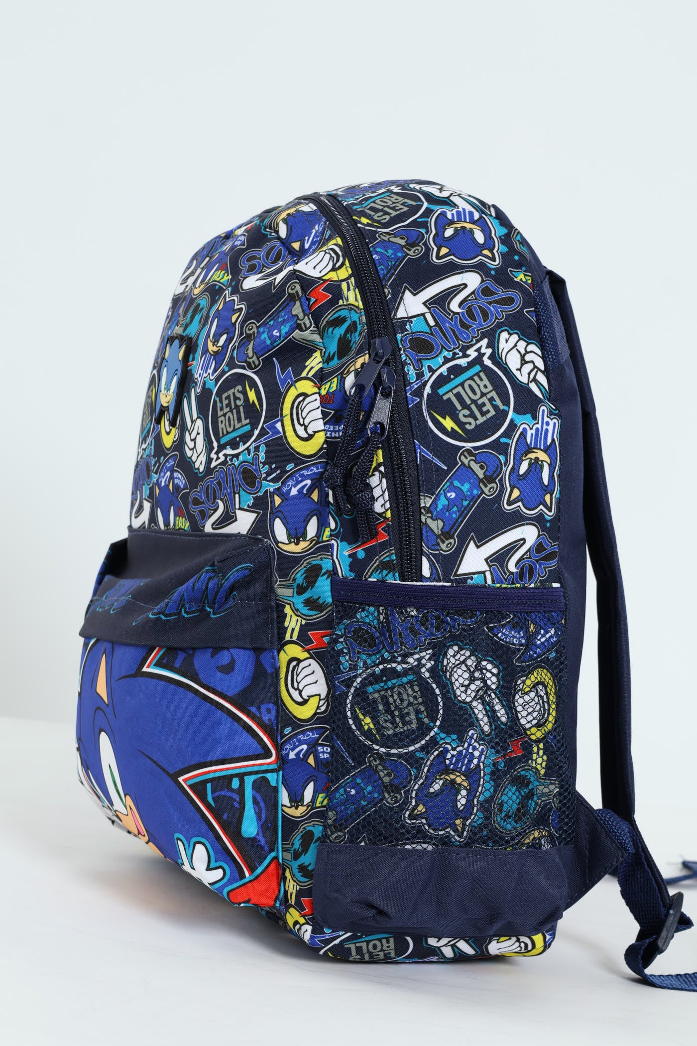 Pre-Boys Sonic Fashion Backpack - Navy - Image 3