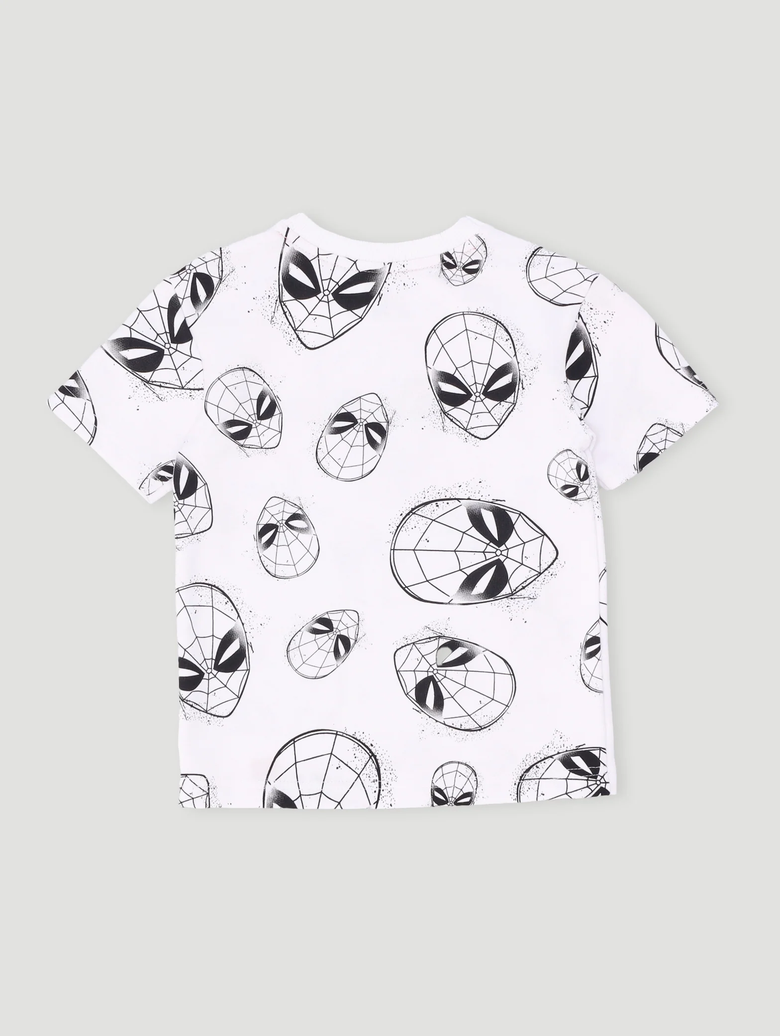 Pre-Boys Spiderman Fleece Crew Top - White - Image 2