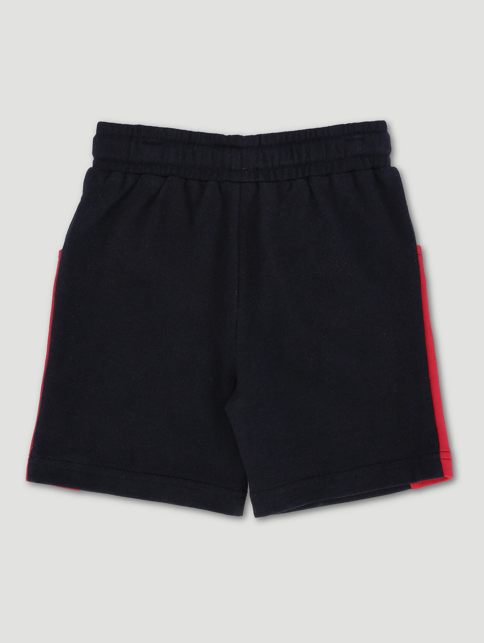 Pre-Boys Spiderman Fleece Short - Black/Red - Image 2