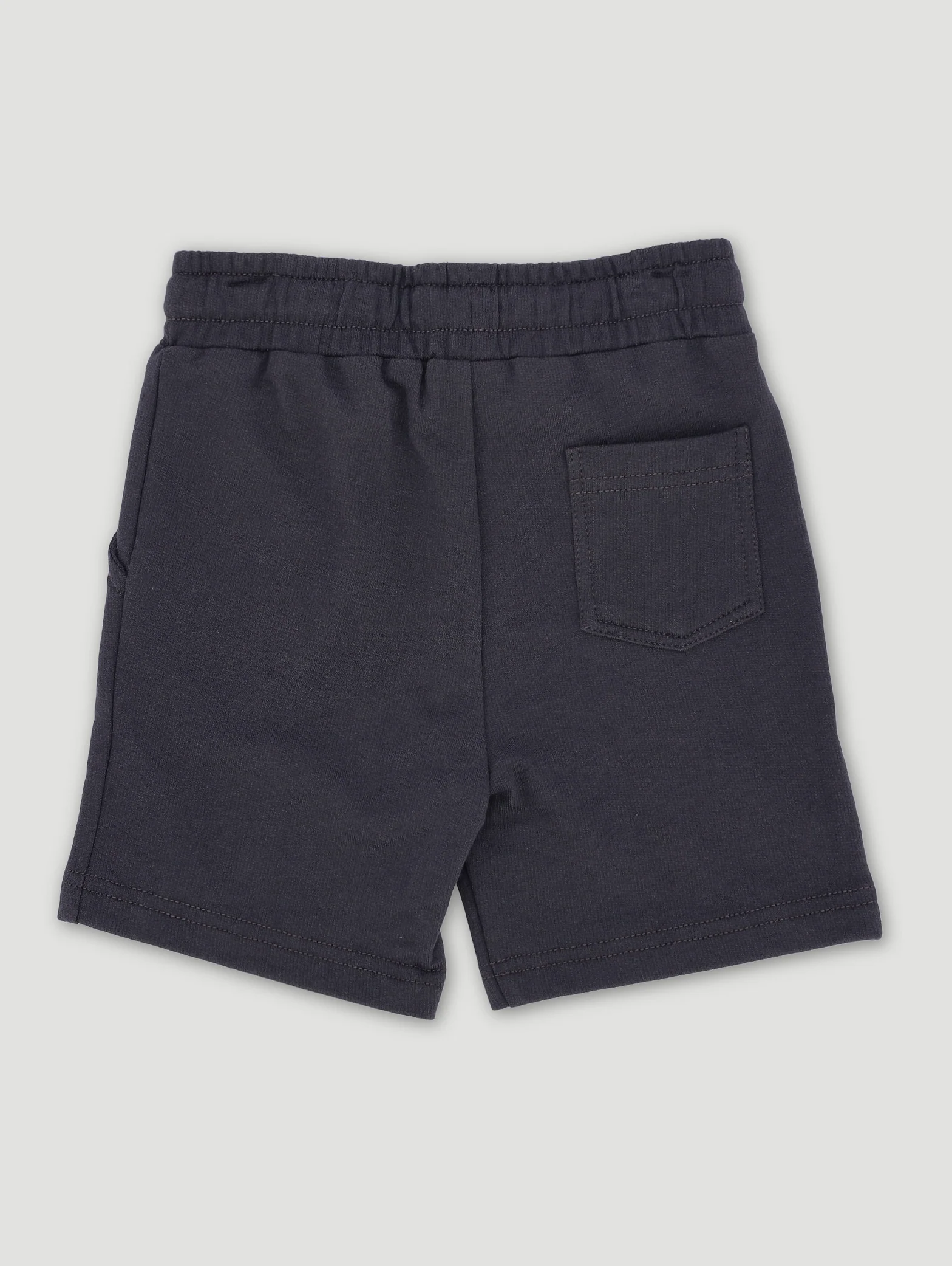 Pre-Boys Spiderman Foil Short - Charcoal - Image 2