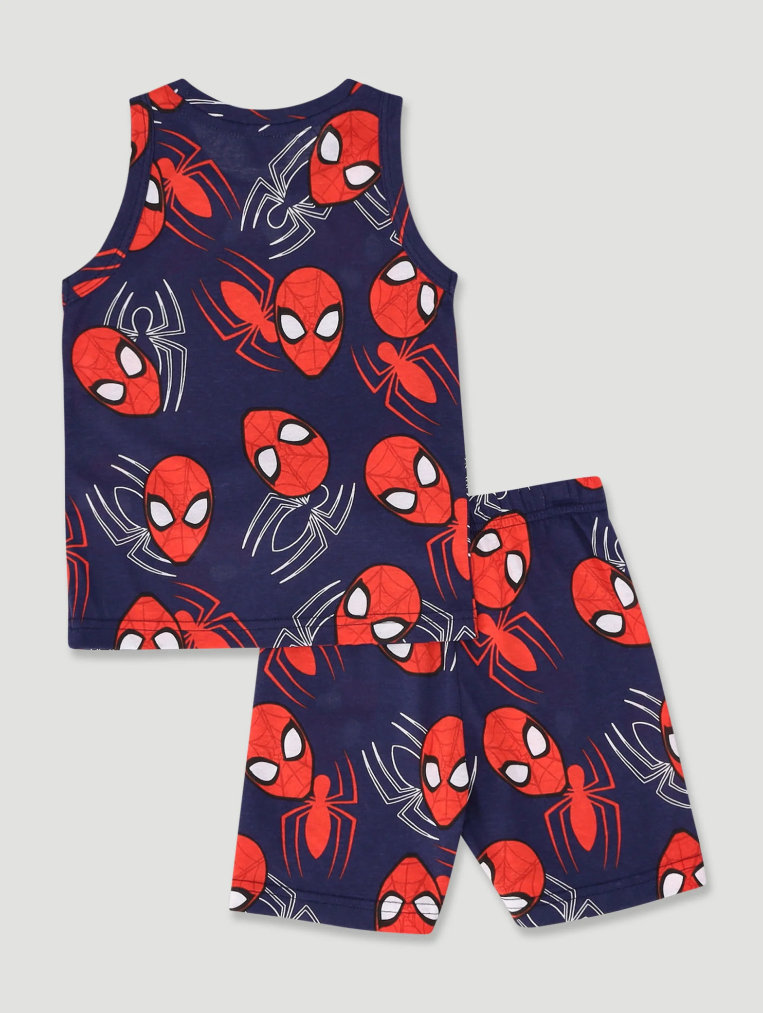 Pre-Boys Spiderman Sleep Set - Red/Navy - Image 2