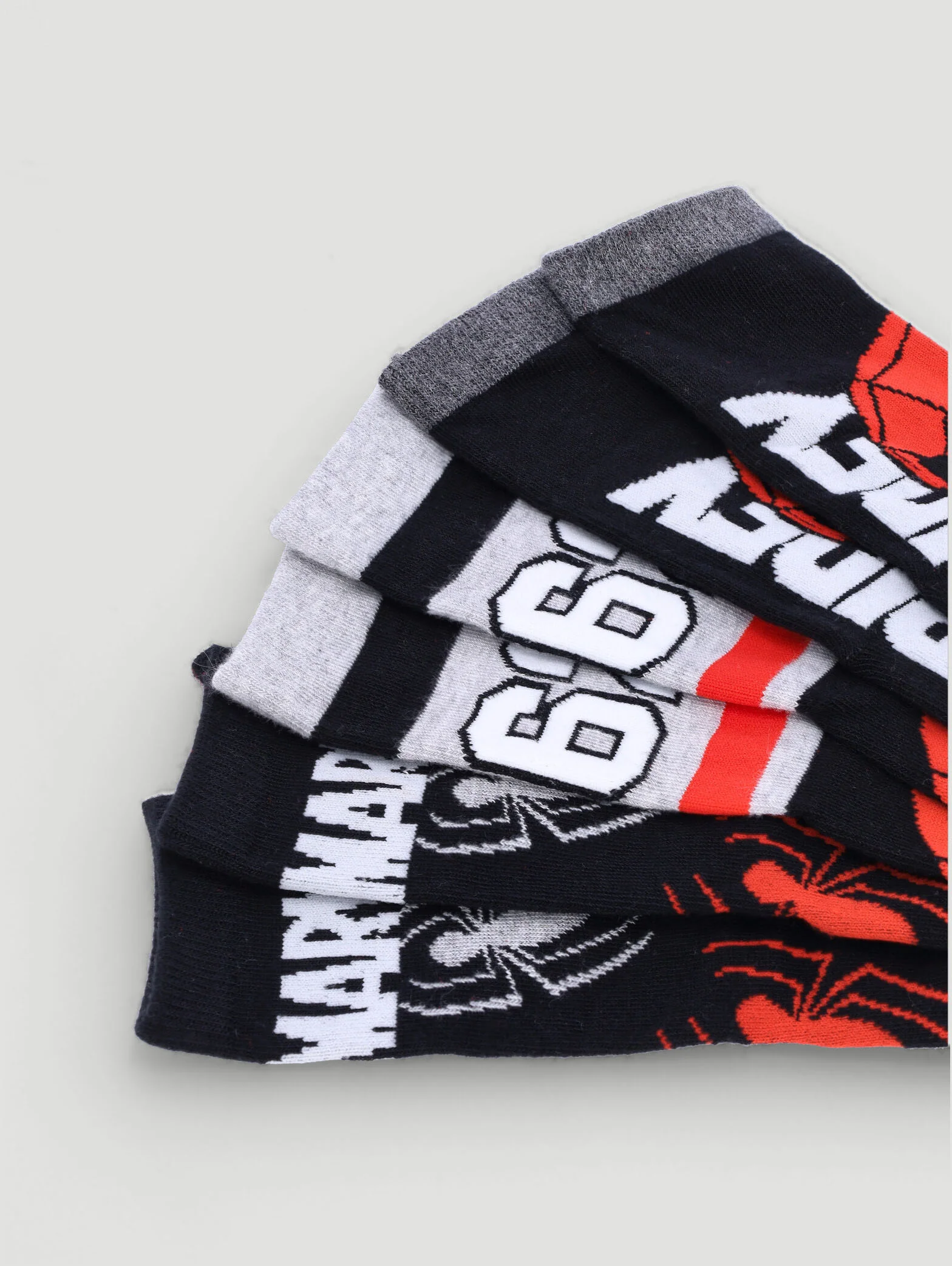 Pre-Boys Spiderman Socks - Multi - Image 2
