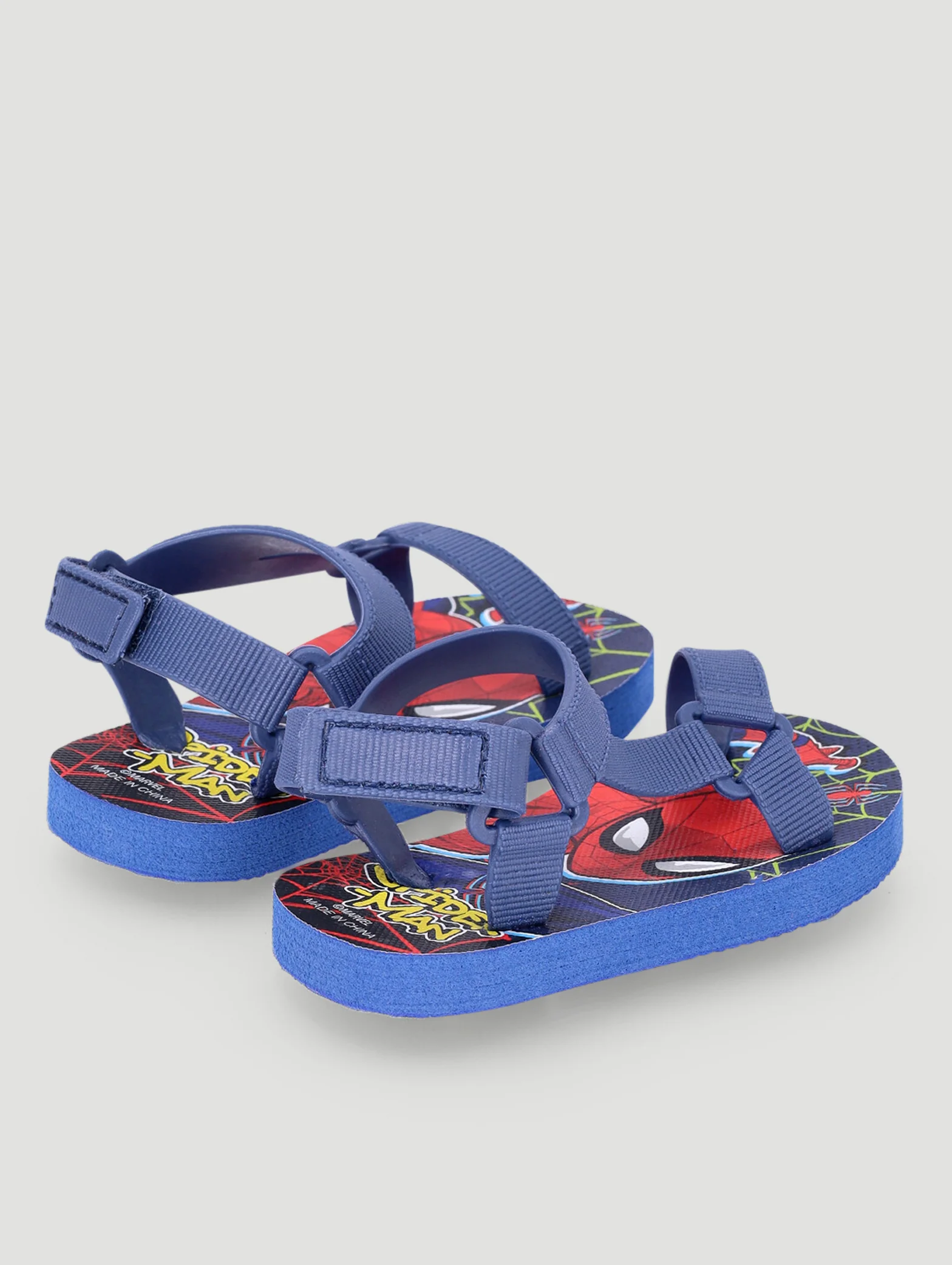 Pre-Boys Spiderman Sports Sandal - Cobalt Blue - Image 5