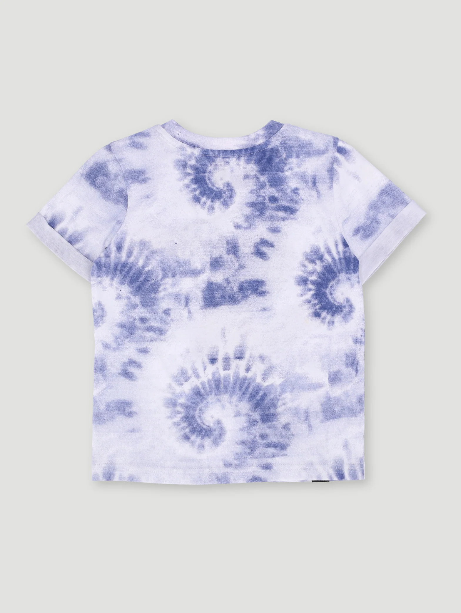 Pre-Boys Spiderman Tie Dye Tee - Blue/White - Image 2