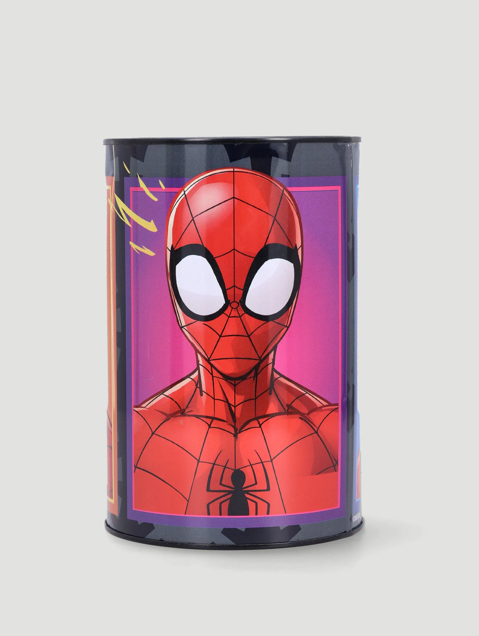 Pre-Boys Spiderman Tin Coin Bank - Multi - Image 2