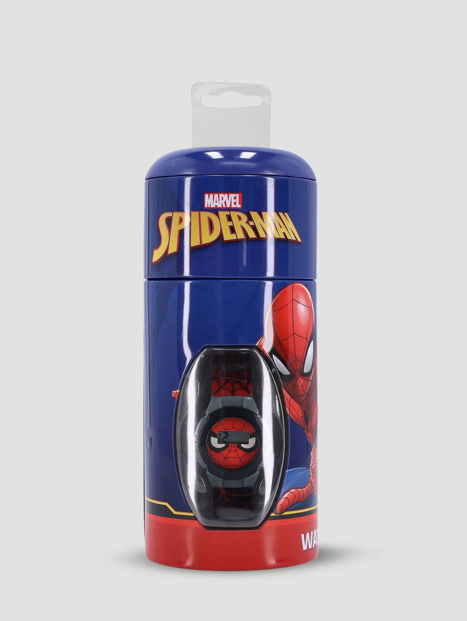 Pre-Boys Spiderman Tin Watch Set - Red - Image 2